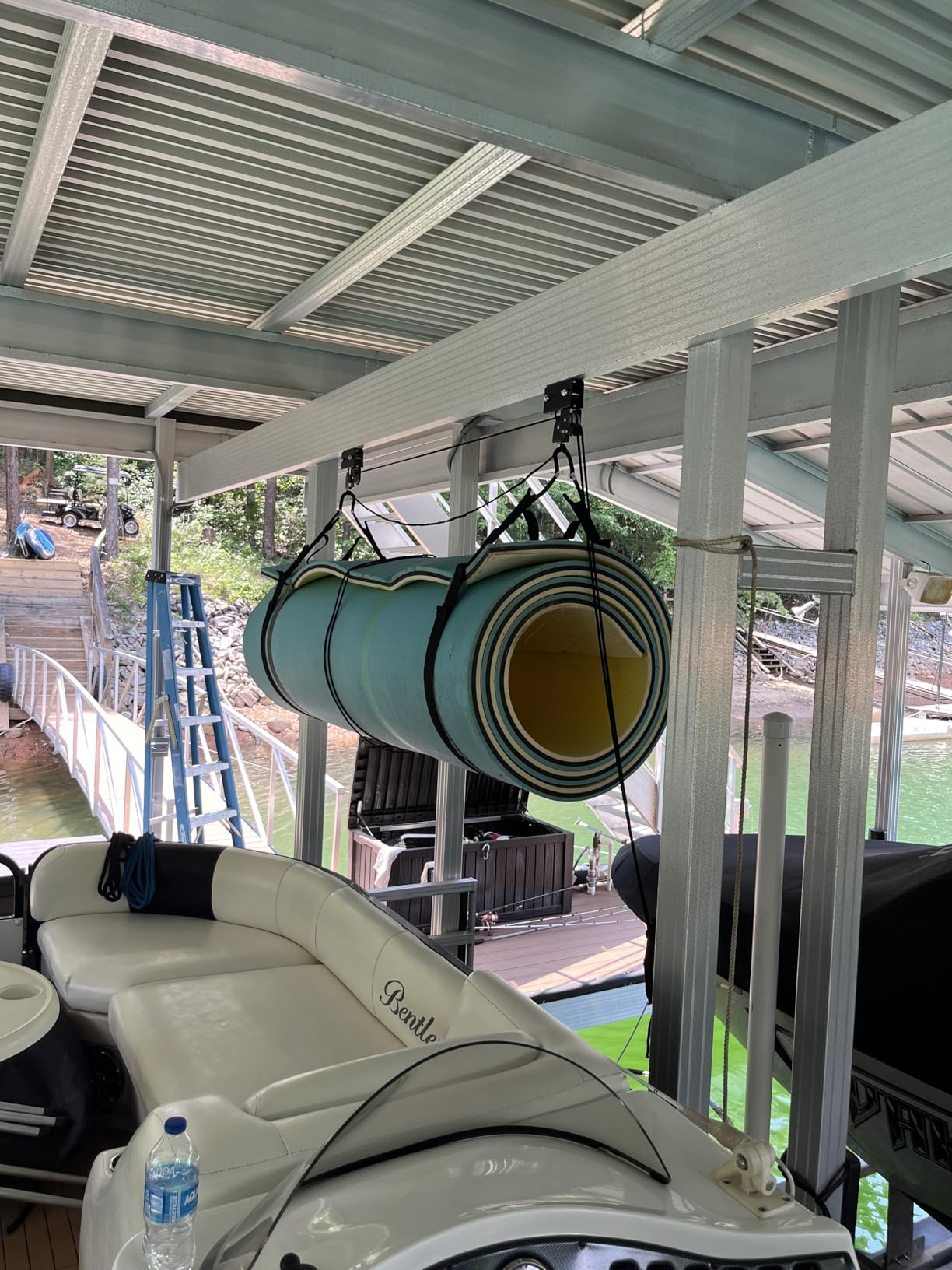RAD Sportz Kayak Storage Hoist - Overhead Pulley System with 125lb Capacity for Canoes, Bikes, Ladders, and More - for up to 12-Foot Ceilings customer photo 1