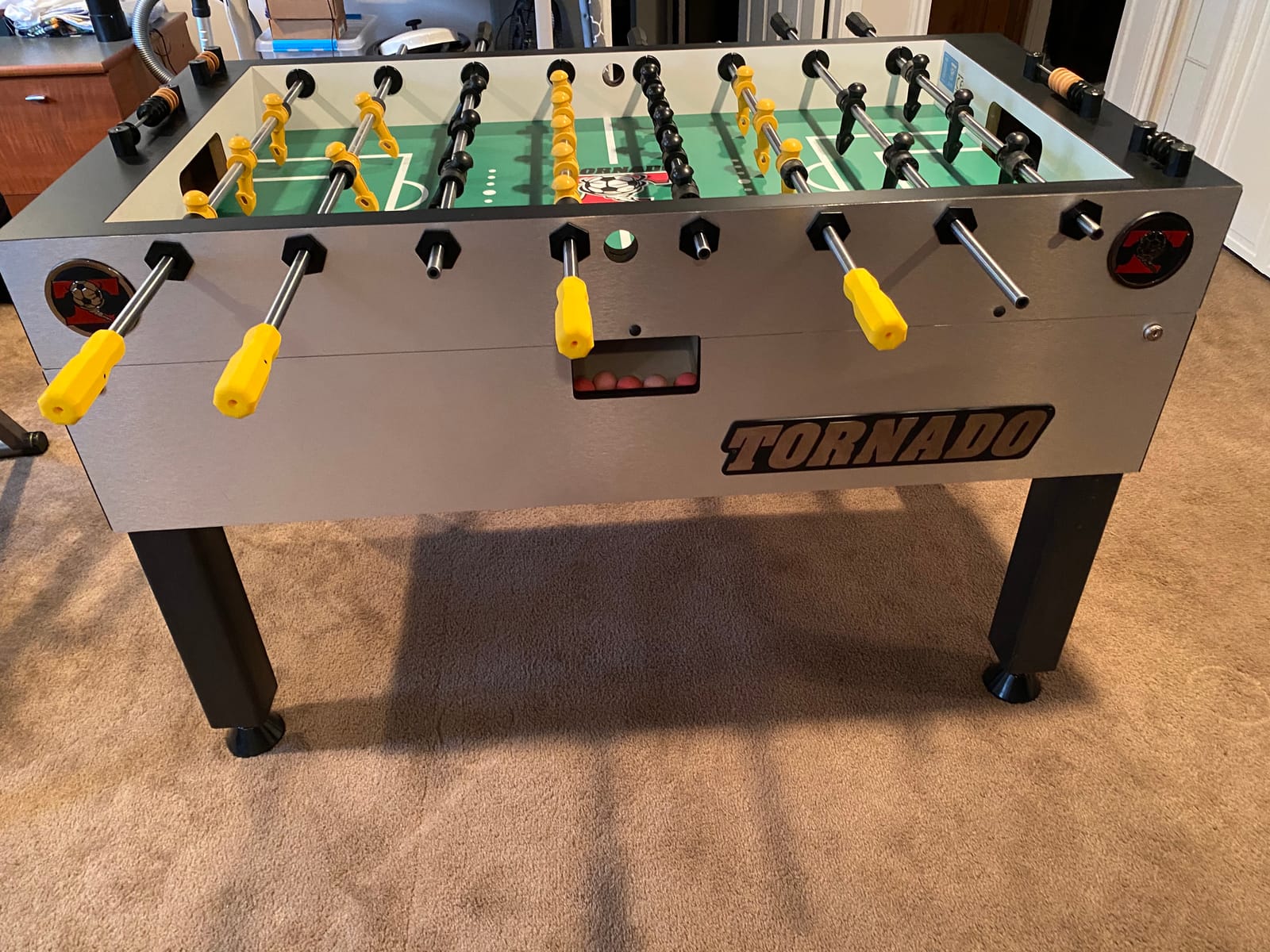 Tornado Tournament 3000 Foosball Table - Made in the USA - Commercial Quality for the Home - Incredible Table Soccer Game customer photo 2