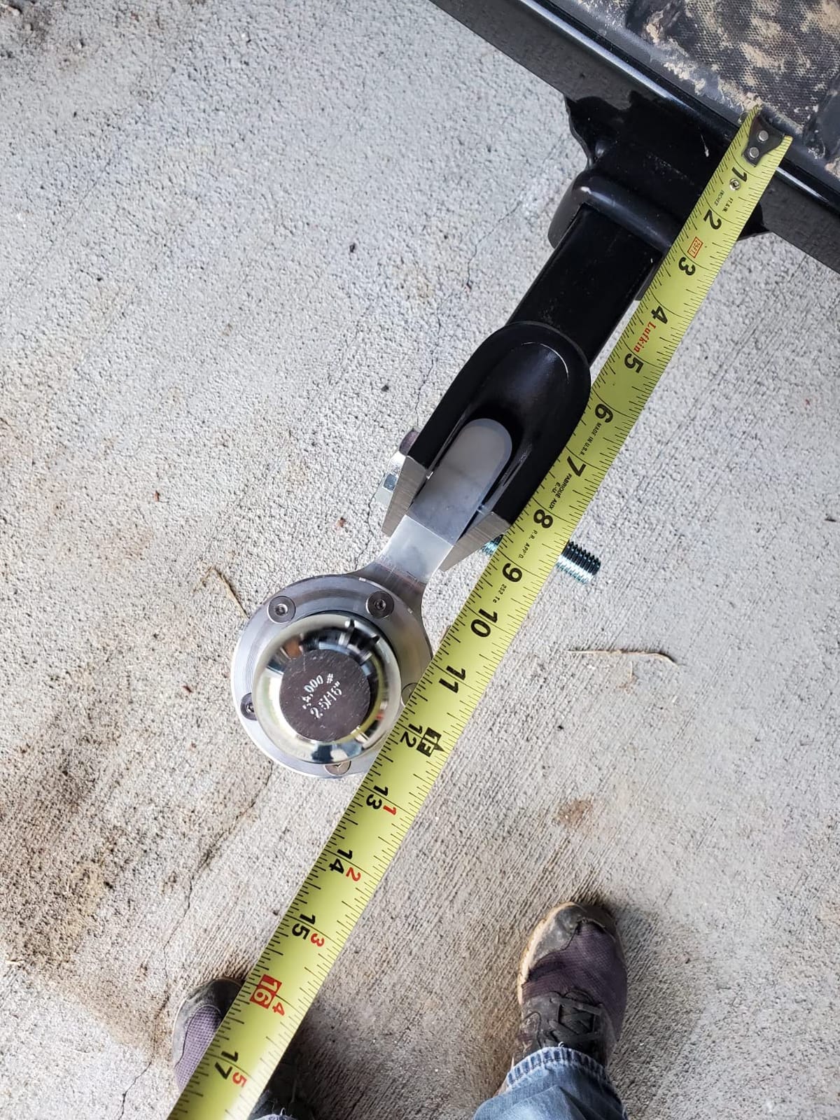 Andersen Hitches Weight Distribution Hitch 2 Inch Shank 6 Inch Drop 2-5/16 Inch Ball 14K GTWR 7/8 Inch Brackets Anti-Sway customer photo 2