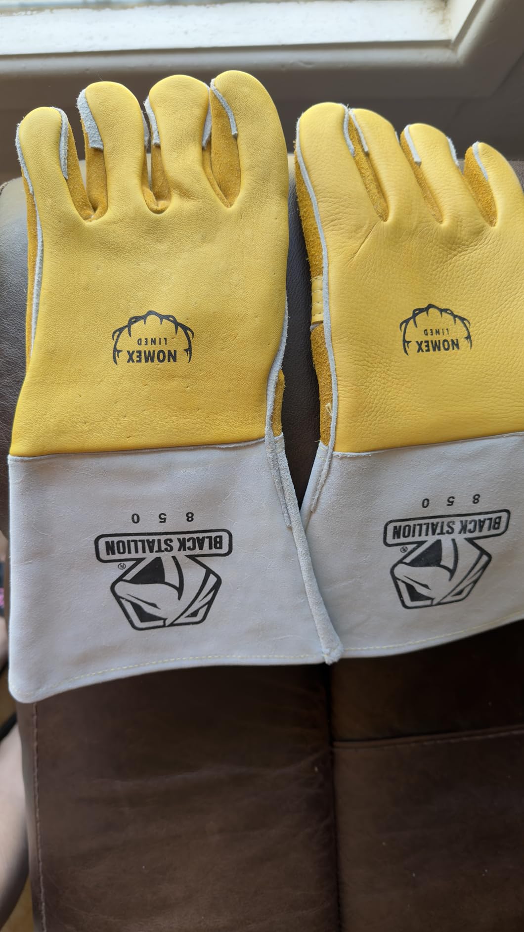 Revco 850L Flame Resistant Nomex Lined Elkskin Stick Welding Gloves L customer photo 2