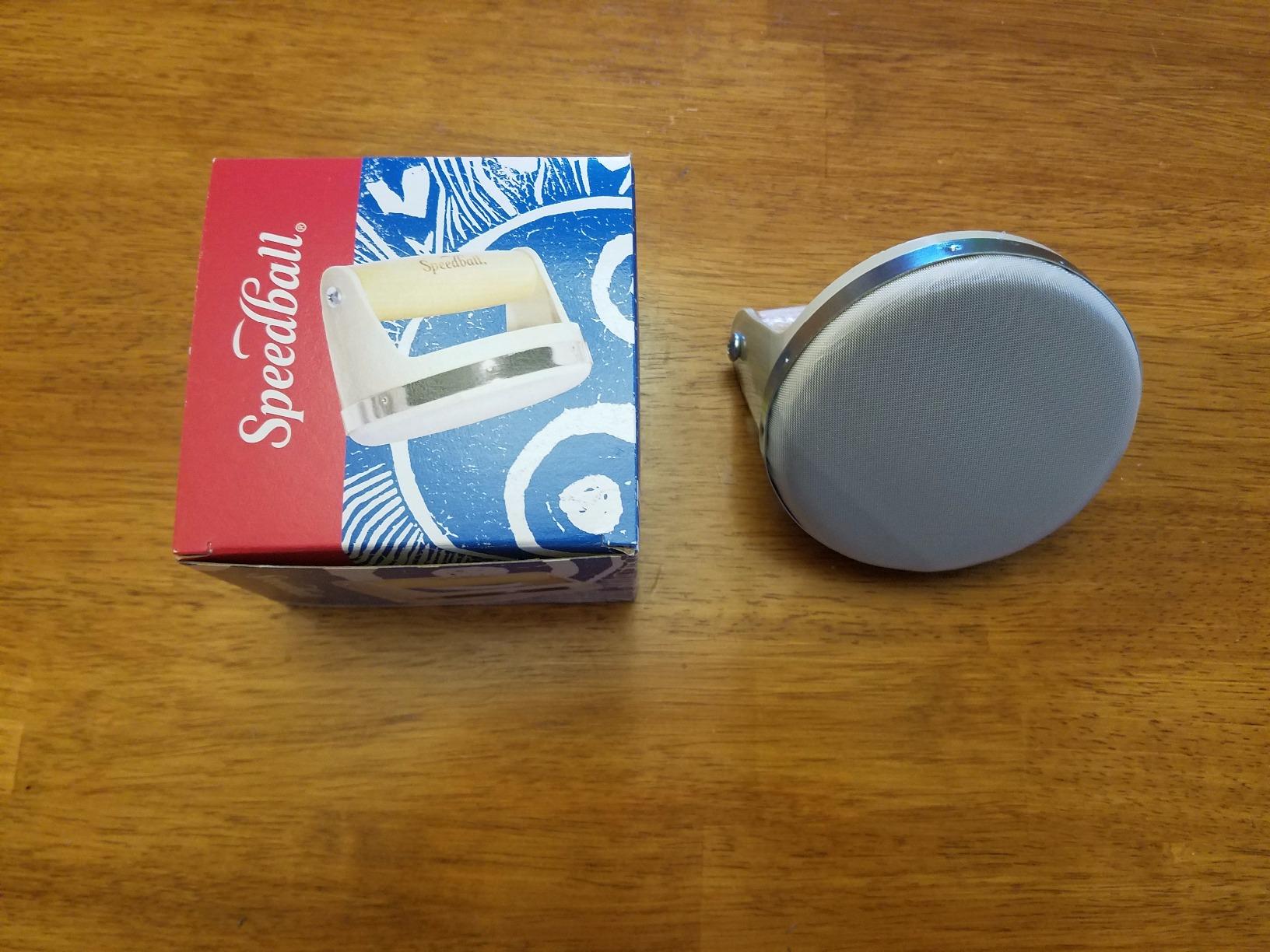 Speedball Block Printing Baren - Comfortable Wooden Handle, Made in the USA - 4 Inches (4139) customer photo 2