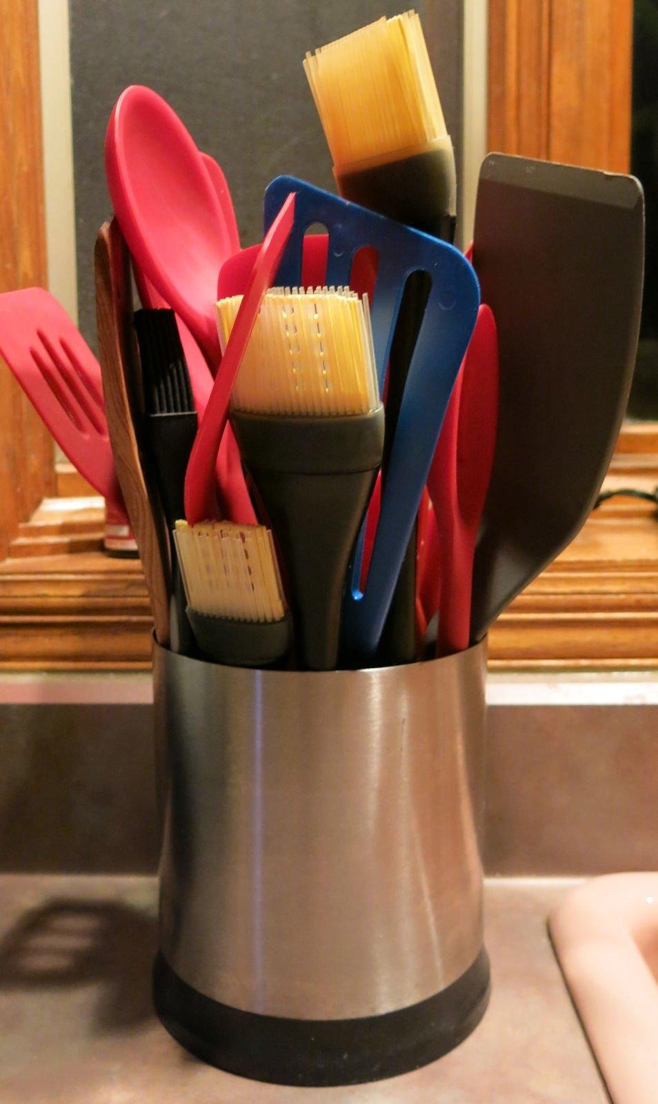 OXO Good Grips Stainless Steel Rotating Utensil Holder customer photo 1