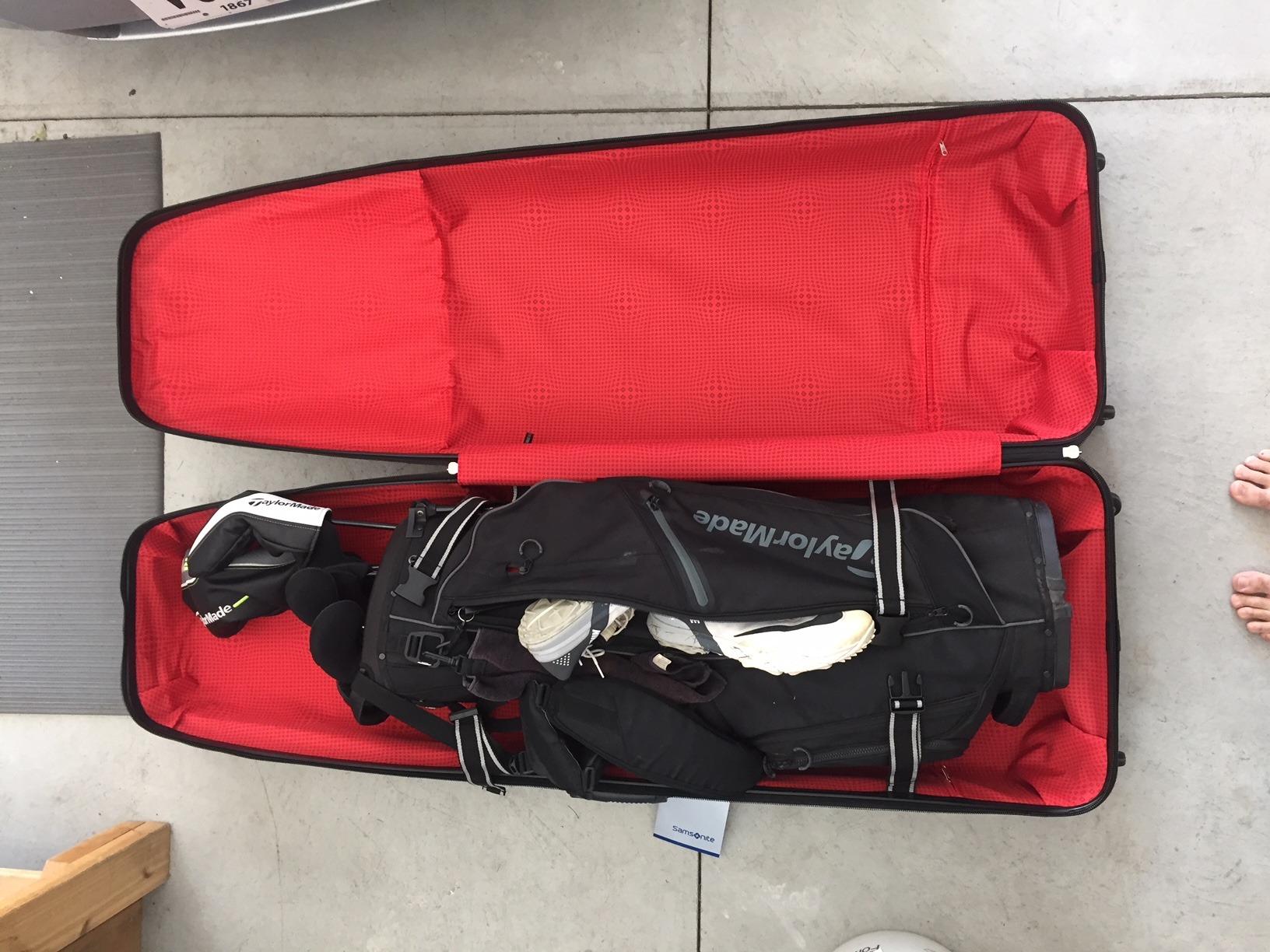 Samsonite Tour Deluxe Golf Hard Case Travel Bag customer photo 1