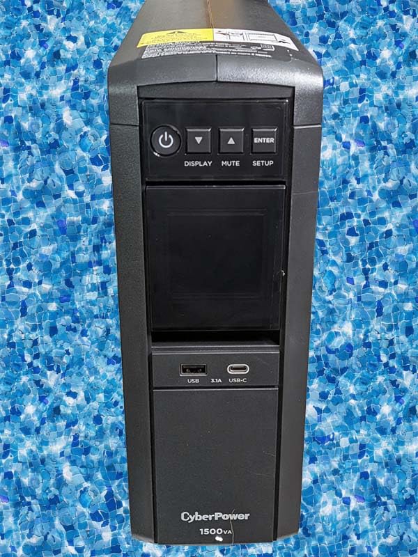 CyberPower CP1500PFCLCD PFC Sinewave UPS Battery Backup and Surge Protector | 1500VA/1000W, 12 Outlets, AVR, Mini Tower, UL Certified customer photo 1