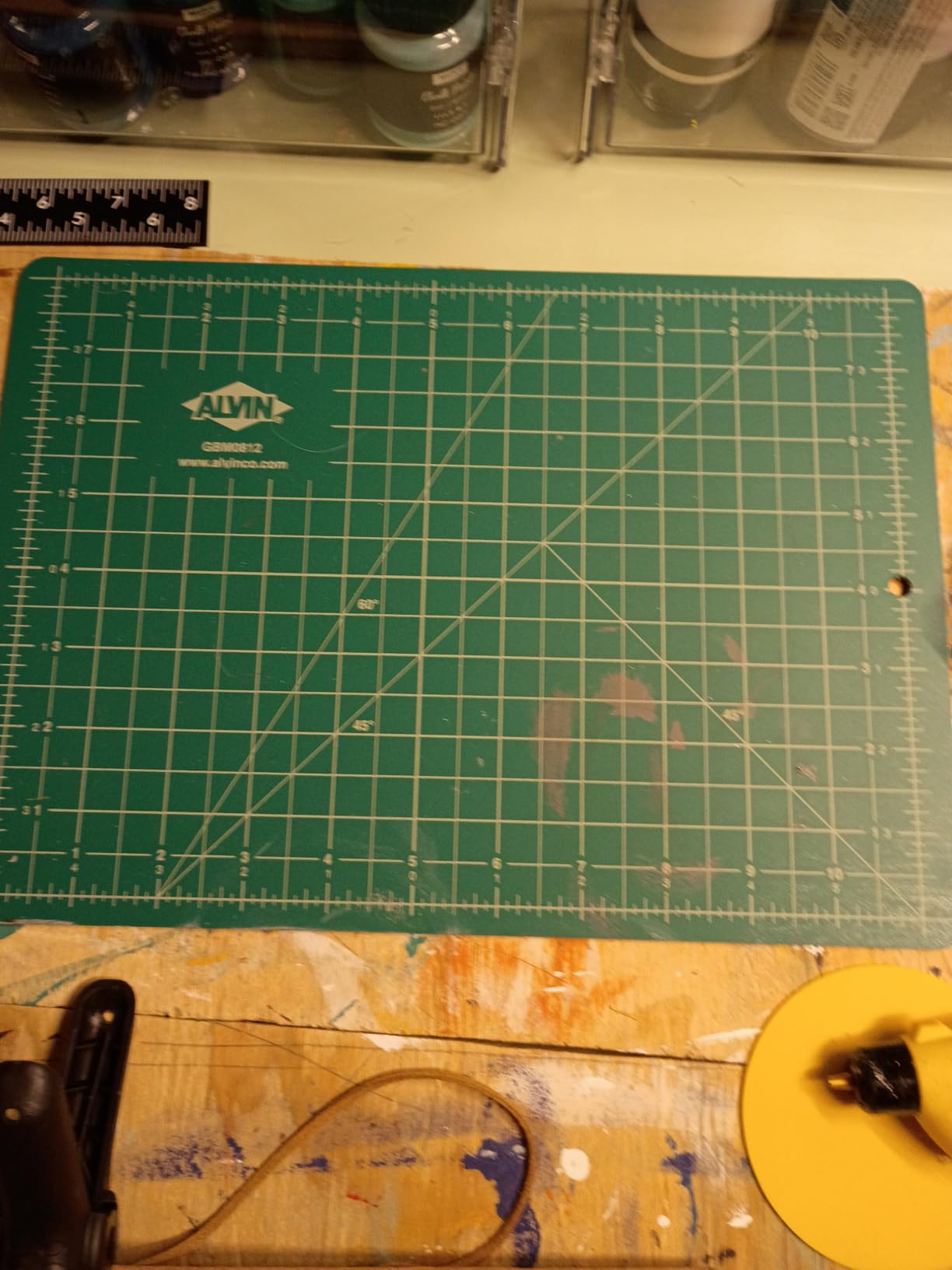 ALVIN GBM Self-Healing Cutting Mat 36 x 48 inch | Double-Sided Green/Black | 5-Layer Gridded Surface for Arts, Crafts and Sewing - Model GBM3648 customer photo 1