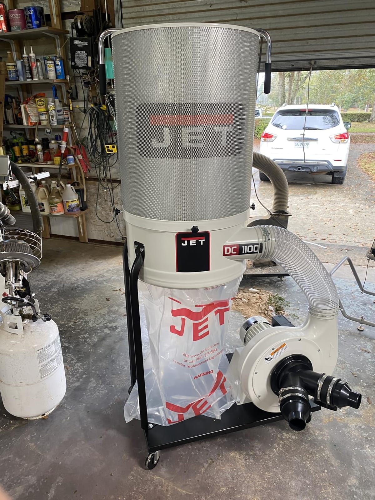 JET Vortex Cone Dust Collector with 2-Micron Canister Filter, 1-1/2 HP, 115/230V 1Ph (DC-1100VX-CK) customer photo 1