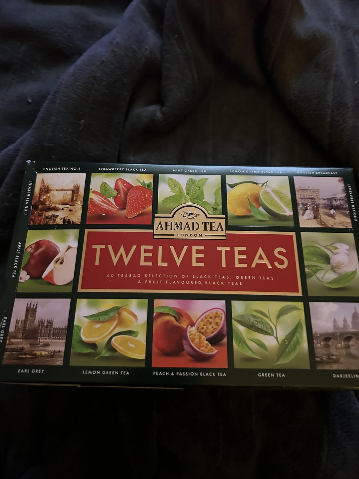 Ahmad Tea Variety Gift Box, 60 Foil Enveloped Teabags, Twelve Teas, 1 Count customer photo 2