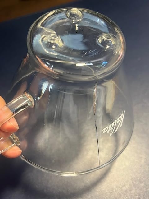 Kalita Wave Pour Over Coffee Dripper, Size 185, Makes 16-26oz, Single Cup Maker, Heat-Resistant Glass, Patented & Portable, Black customer photo 2