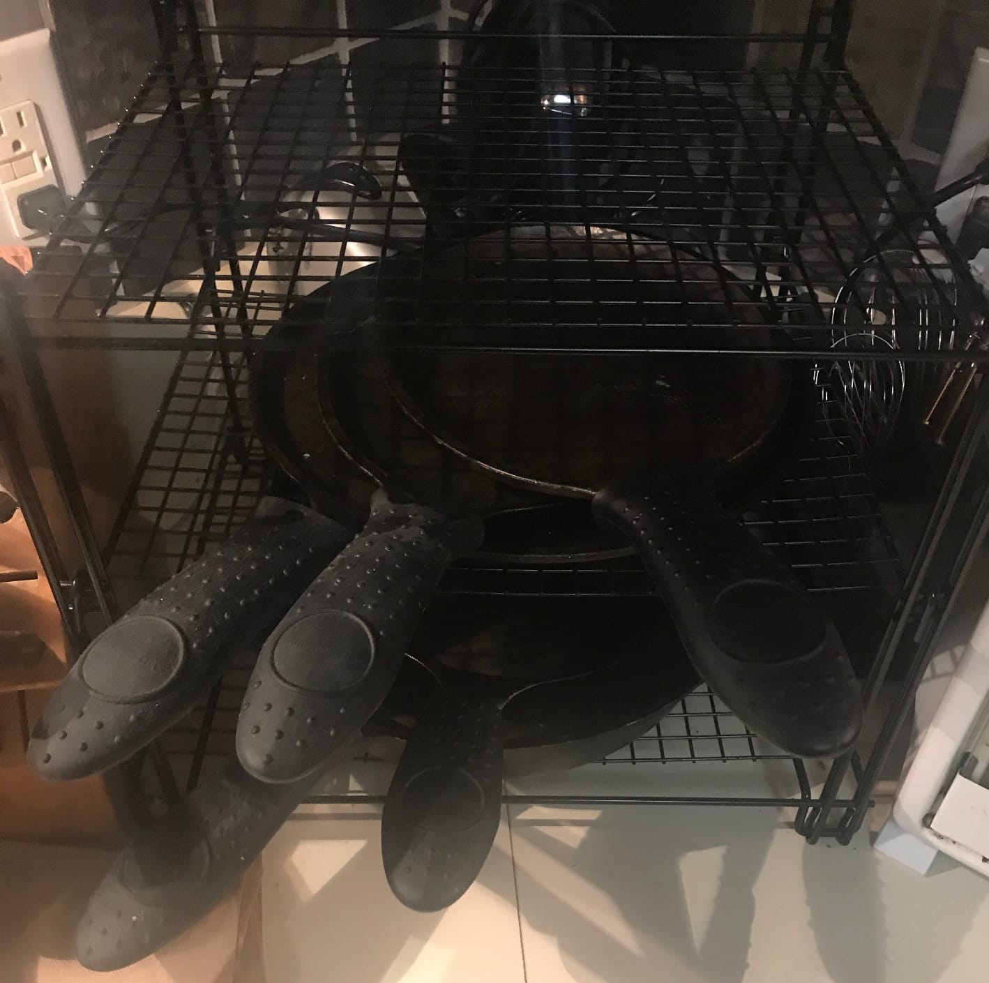 Nifty 3-Tier Cooling Rack – Non-Stick Coating, Wire Mesh Design, Dishwasher Safe, Collapsible Kitchen Countertop Organizer, Use for Baking Cookies, Cakes, Pies customer photo 1