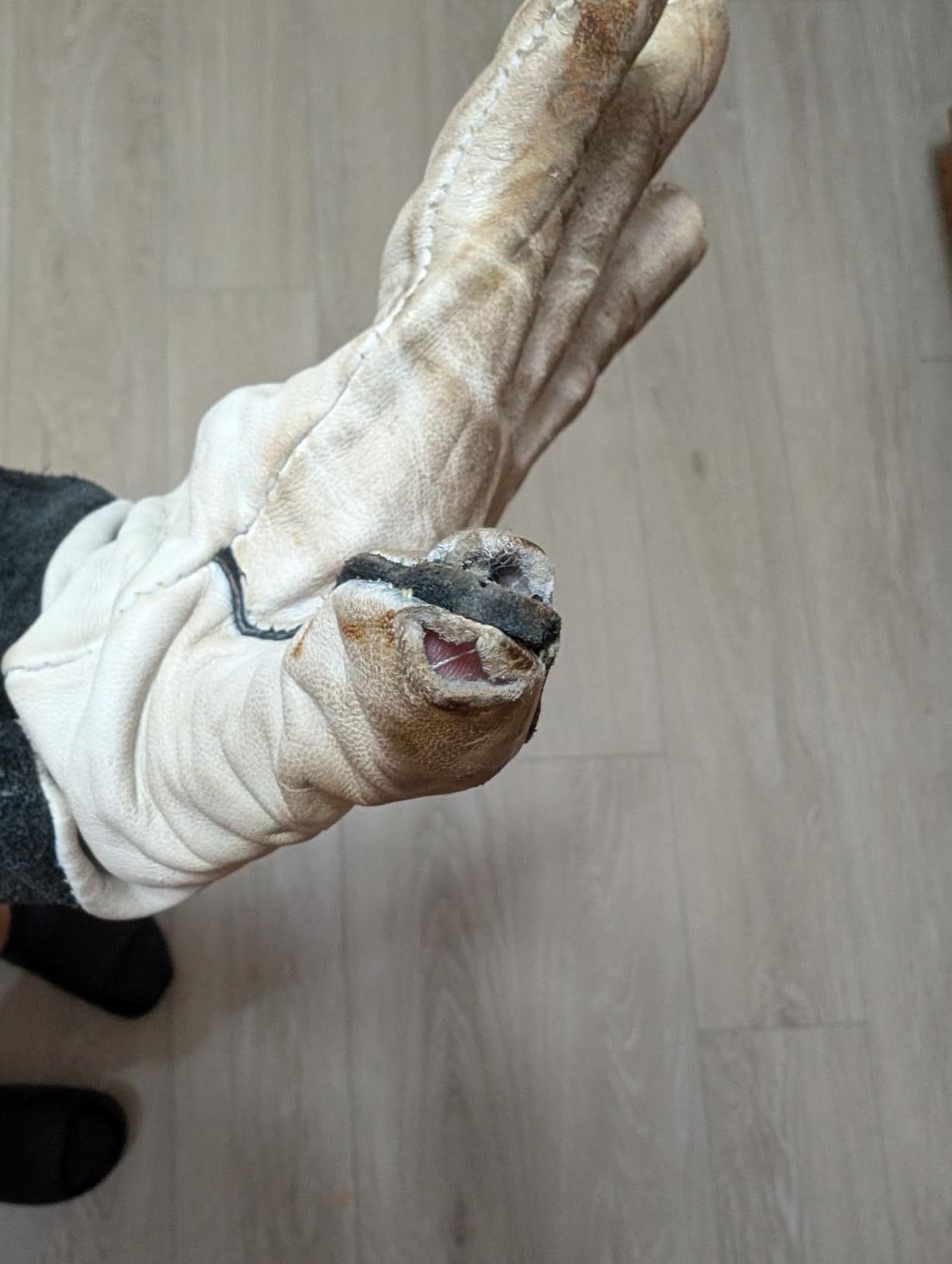 Lincoln Electric Grain Leather TIG Welding Gloves | Comfortable | Lightweight | K2981 - (M -XL) | customer photo 1
