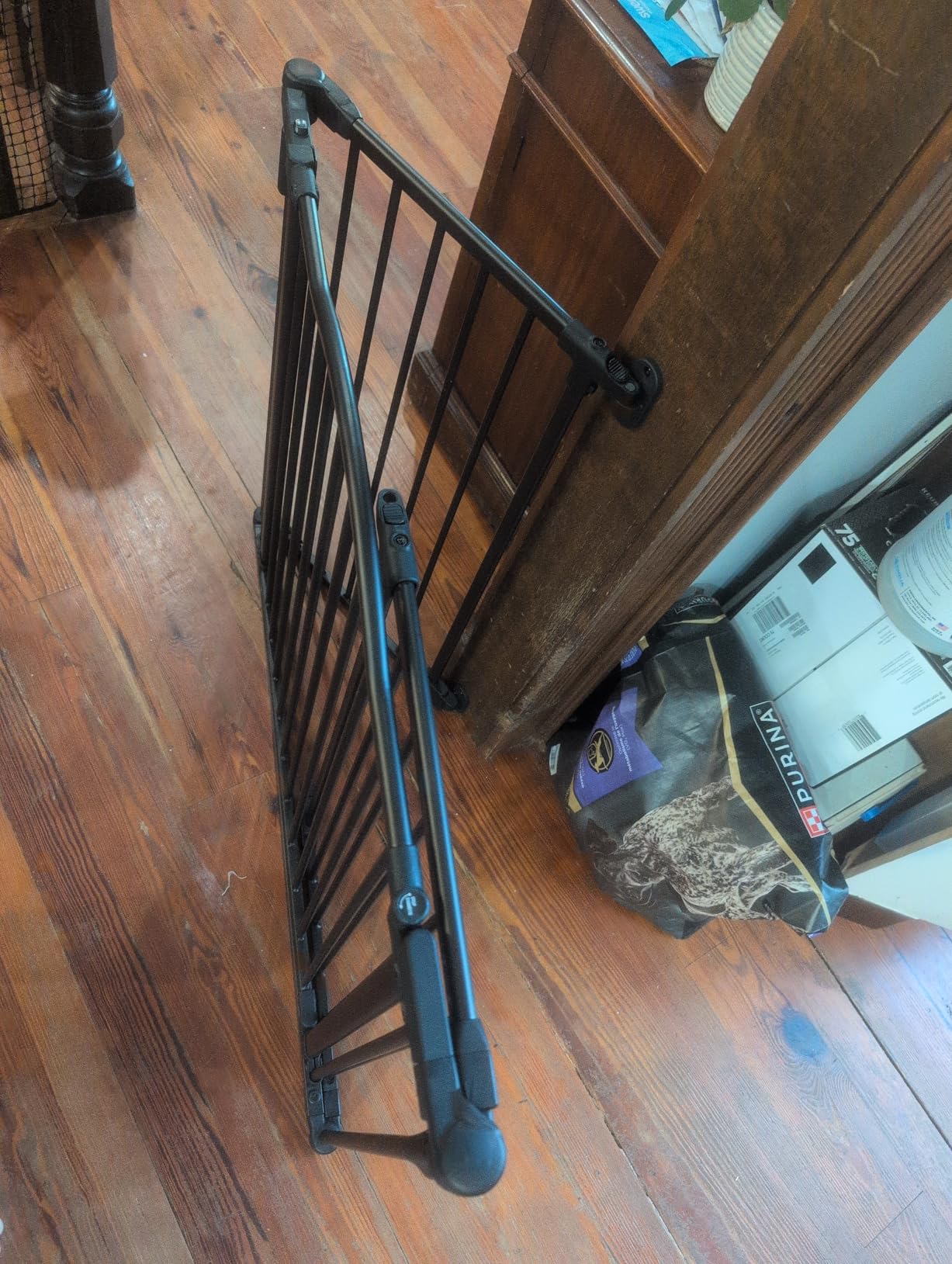 Toddleroo by North States - Deluxe Décor Safety Gate: Hardware Mounted Extra Wide Metal Baby Gate - Adjustable Child Gate - 38.3 to 72 Inches Wide - 30 Inches Tall - Matte Bronze customer photo 1