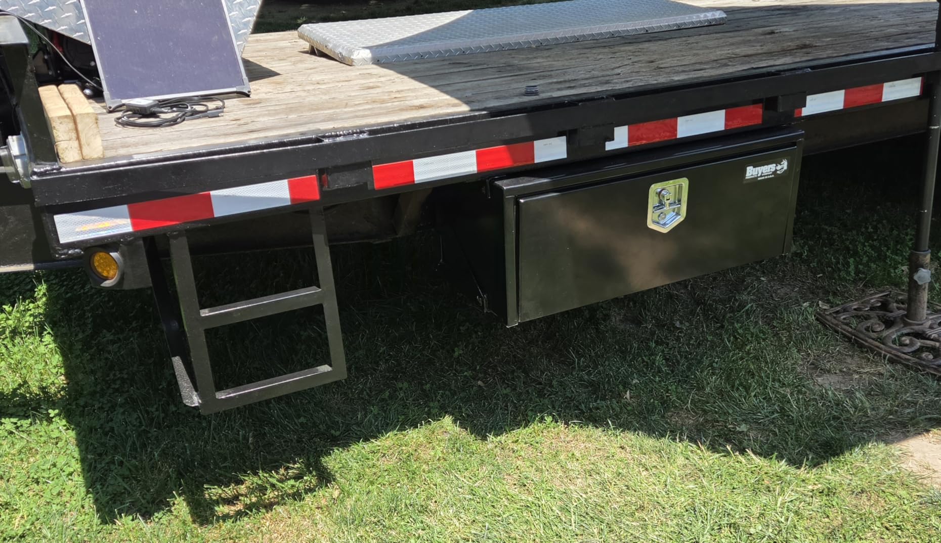 Buyers Products 1702305 Black Steel Underbody Truck Tool Box – 18 x 18 x 36 Inch - Truck Bed & Underbelly RV Storage Box, Locking T-Latch, Weather-Resistant, Heavy-Duty Flatbed Job Box, Made in USA customer photo 2