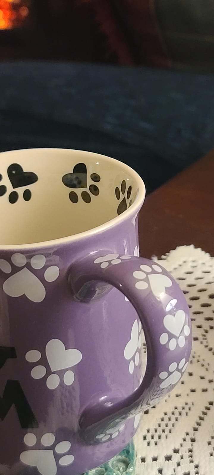 Enesco 4026112 Our Name is Mud “Dog Mom” Stoneware Mug, 16 oz., Multicolor customer photo 1