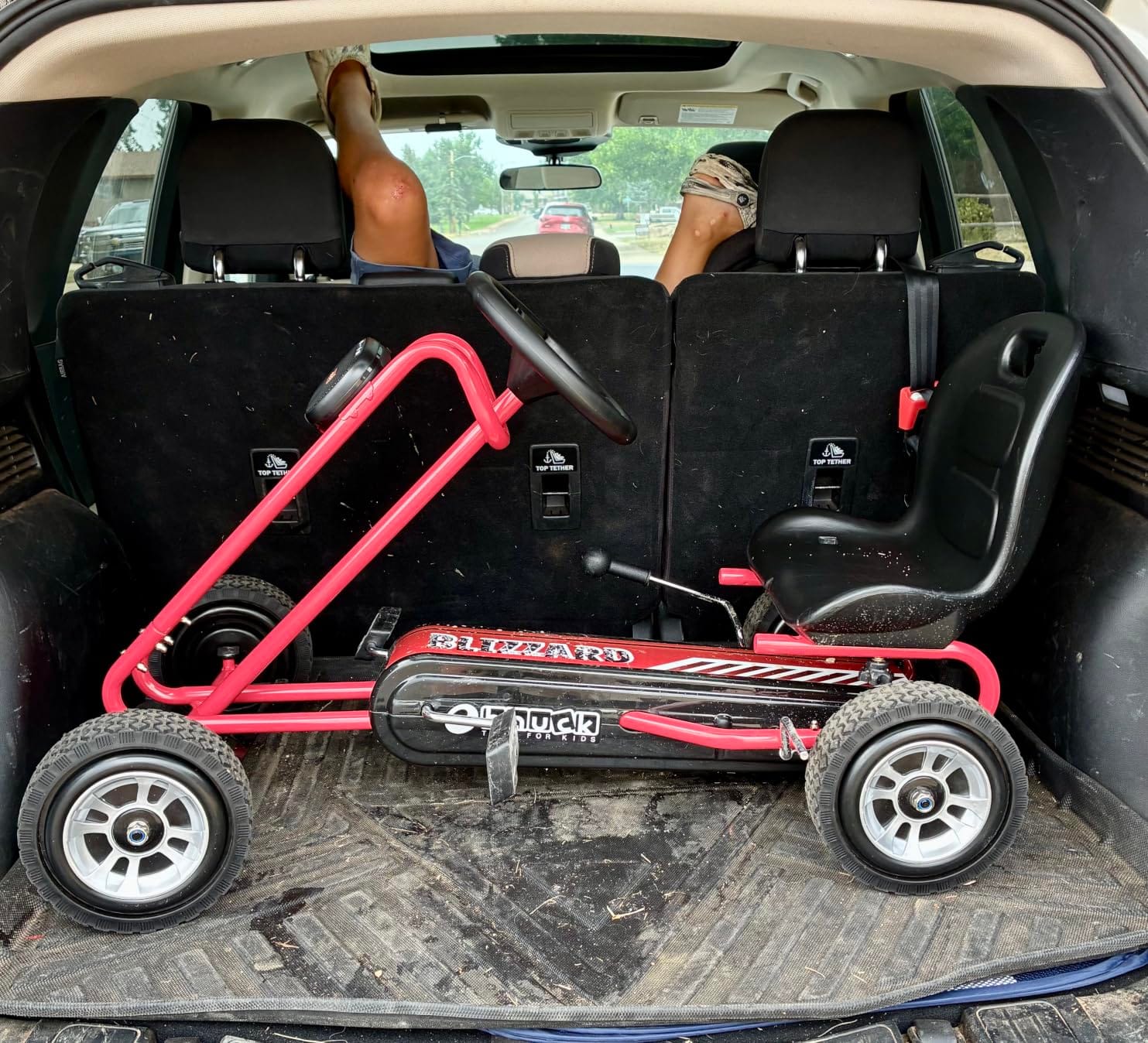 hauck Kids Pedal Go Kart, 4 Wheel Bike Cart, Ride for Ages 4-8, Green customer photo 2