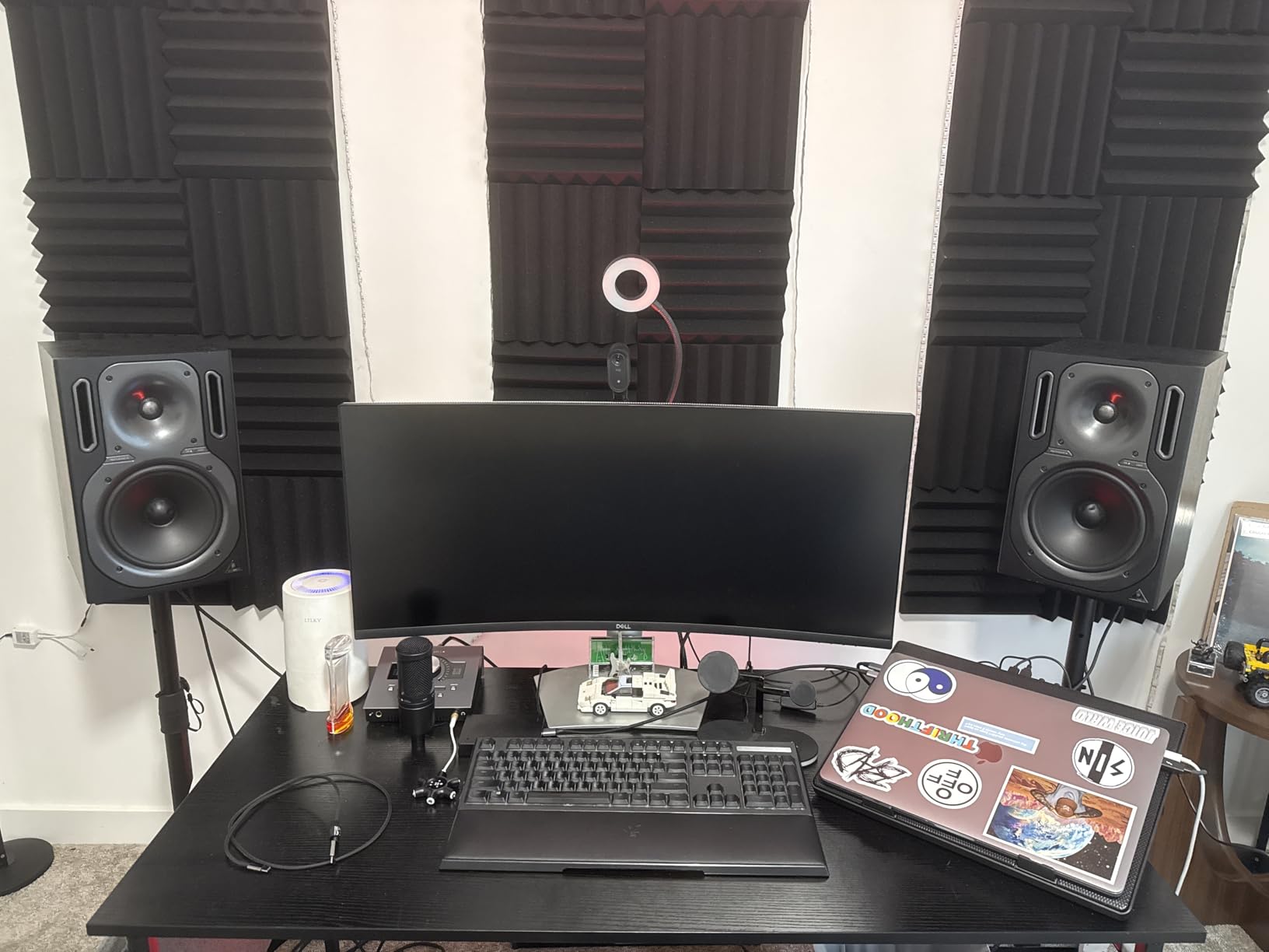 Rockville RVSM1 Black Pair Adjustable Height Studio Monitor Speaker Stands customer photo 1