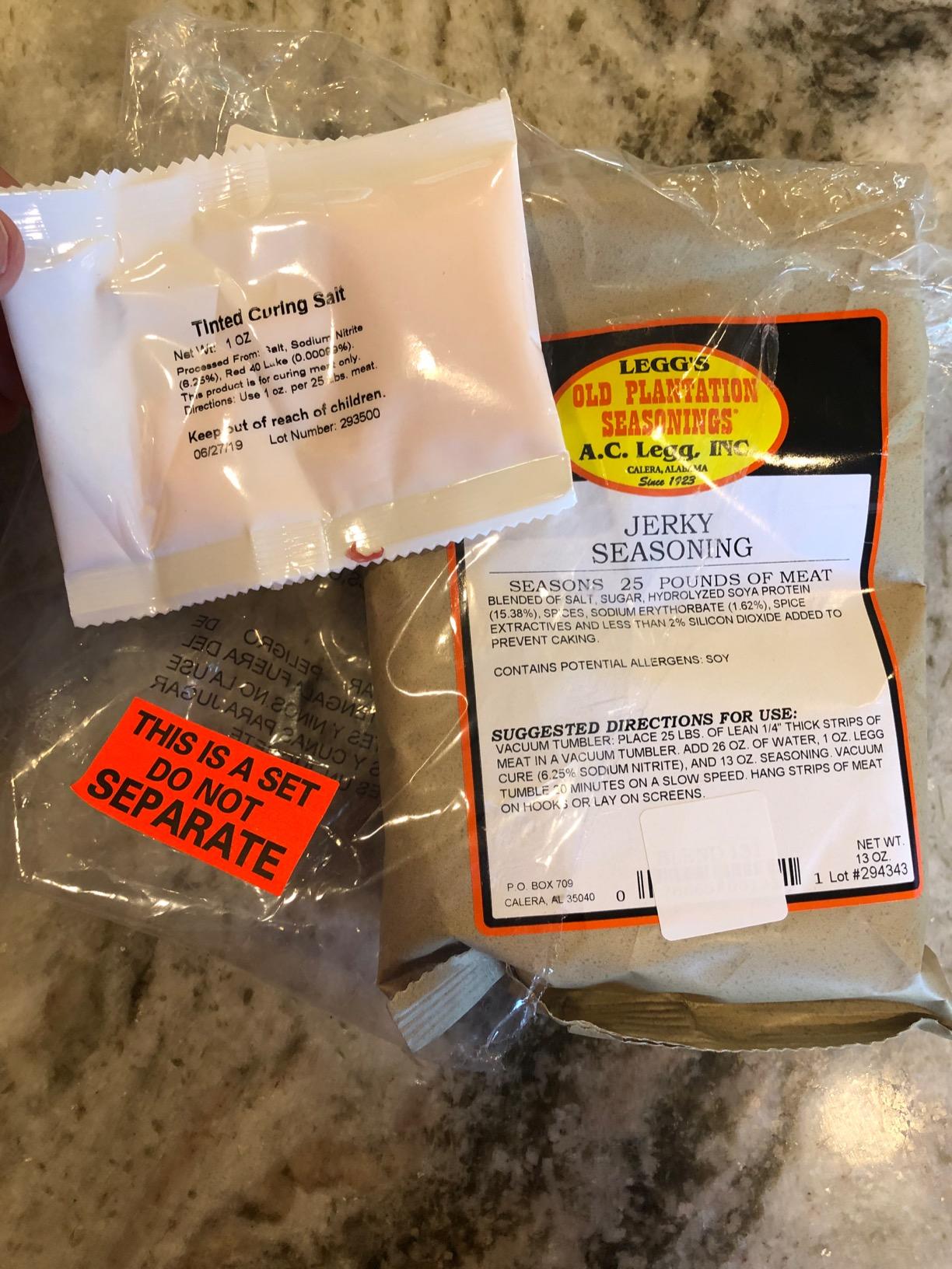 A.C. Legg Traditional Jerky Seasoning, 13 Ounce - with Cure customer photo 1