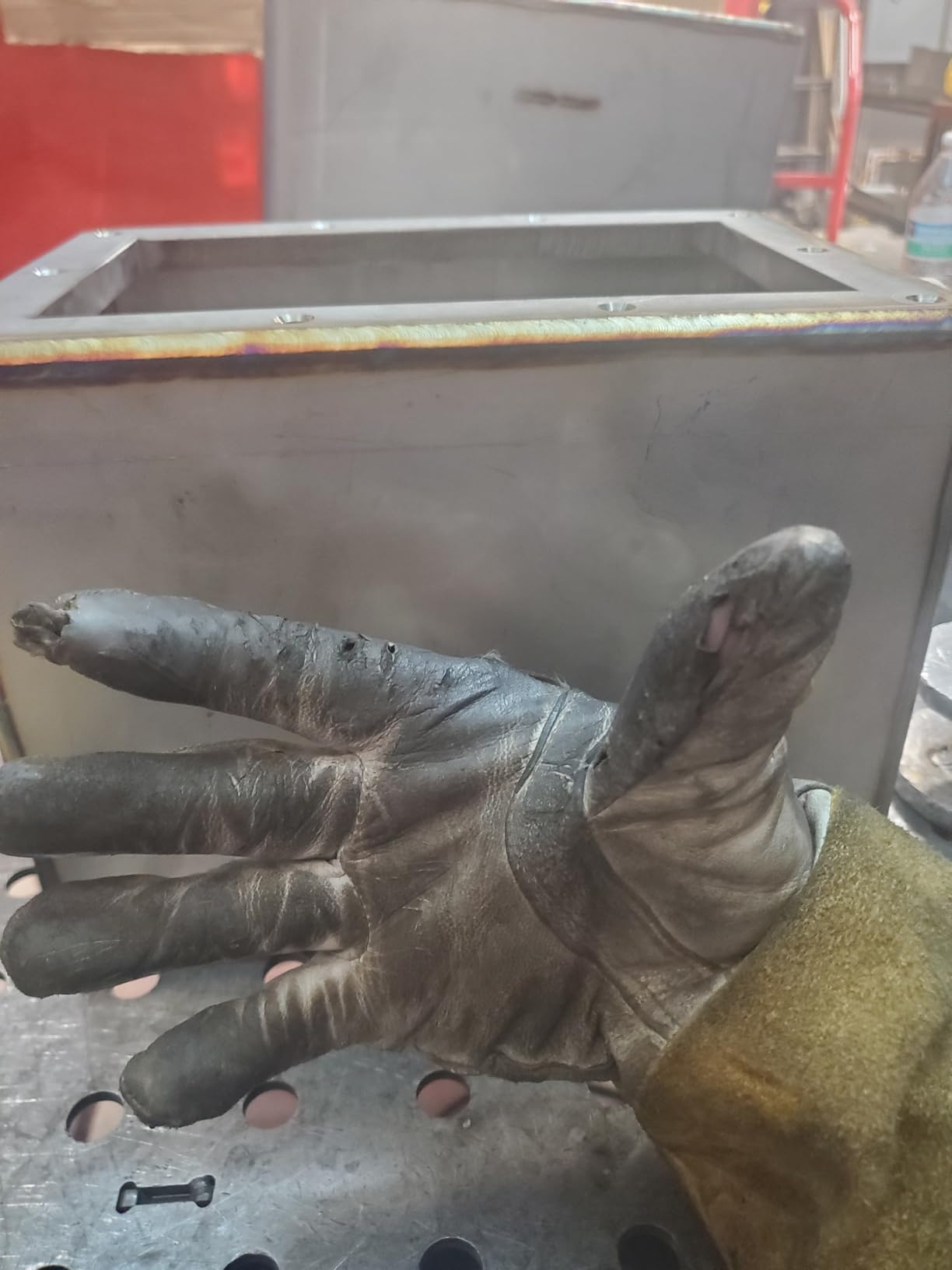 Tillman 1338 Top Grain Goatskin TIG Welding Gloves with 4