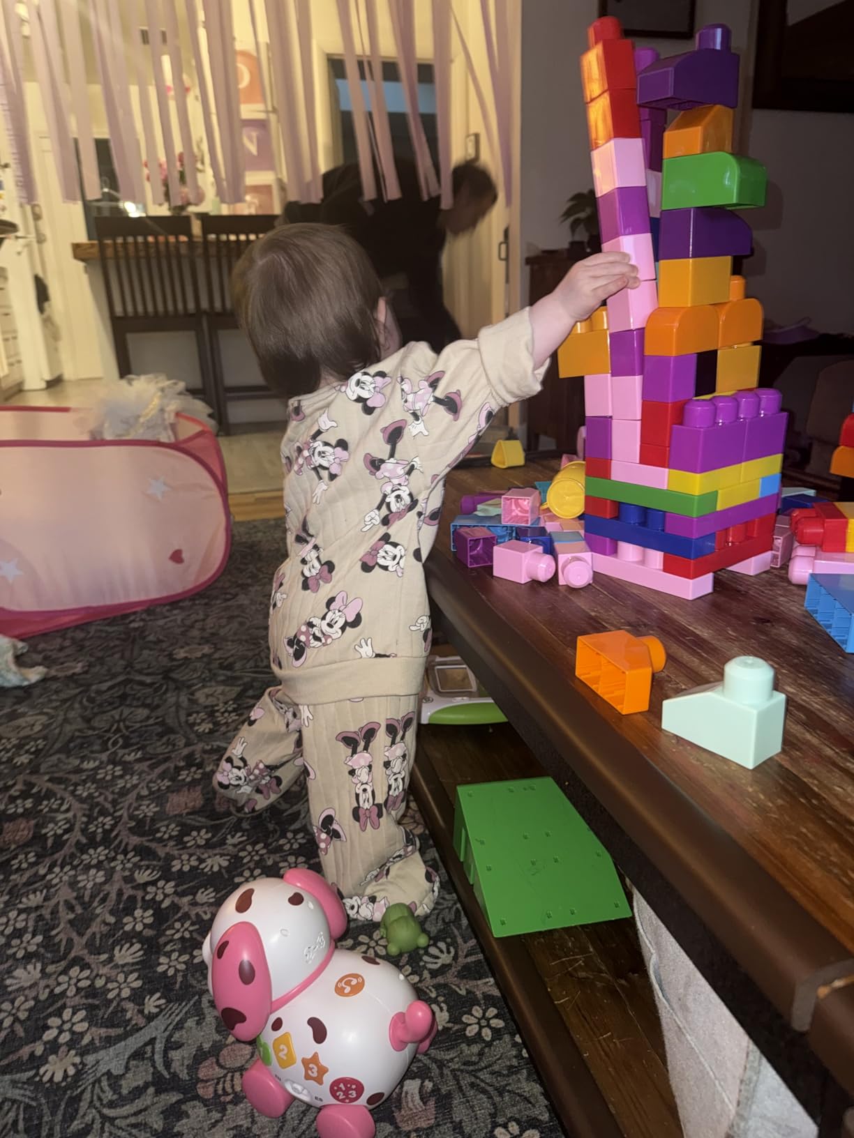 MEGA BLOKS First Builders Toddler Blocks Toys Set, Big Building Bag with 80 Pieces and Storage, Blue, Ages 1+ Years customer photo 2