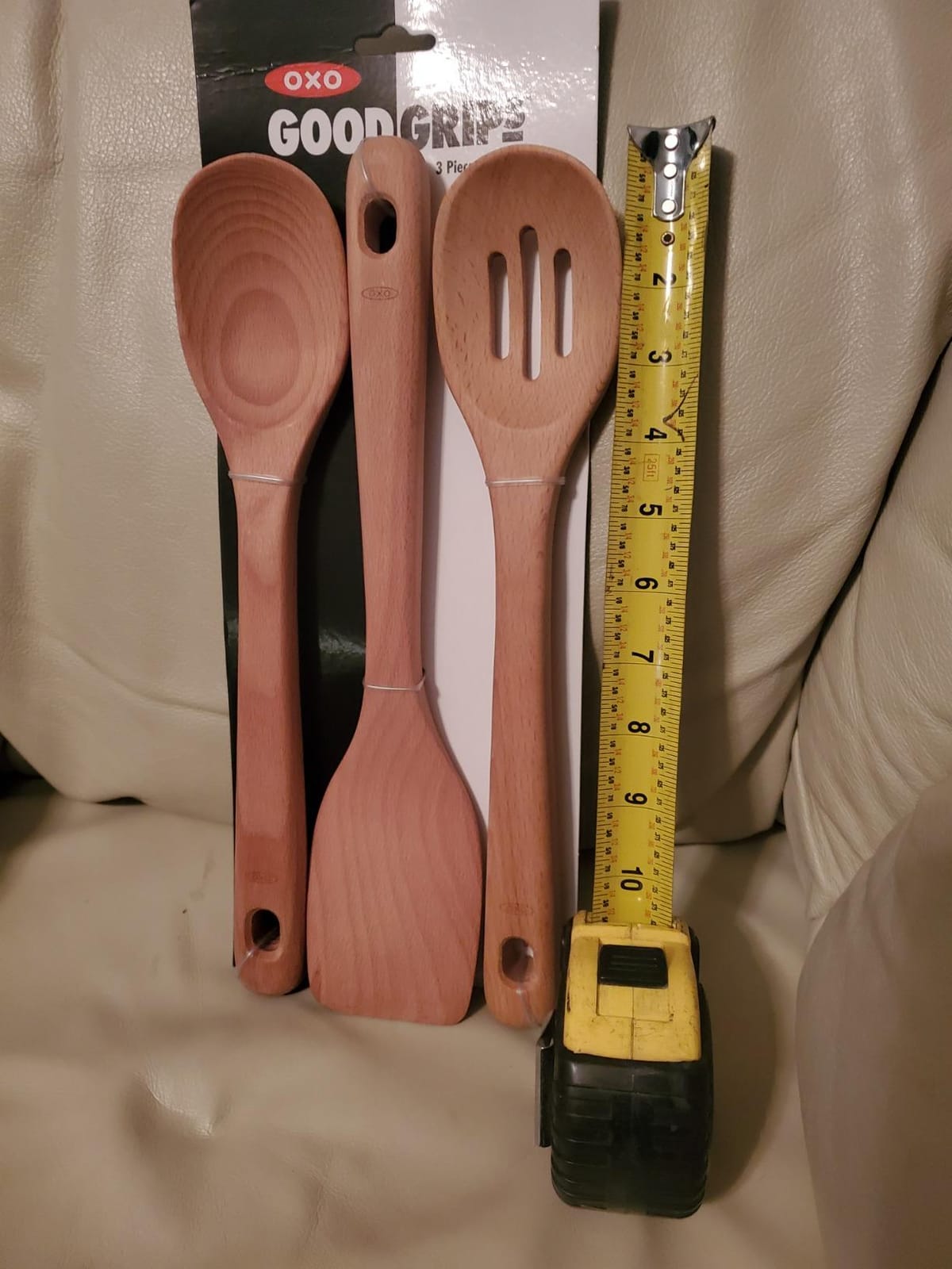 OXO Good Grips Wooden Utensil Set for Cooking, 3-Piece customer photo 2
