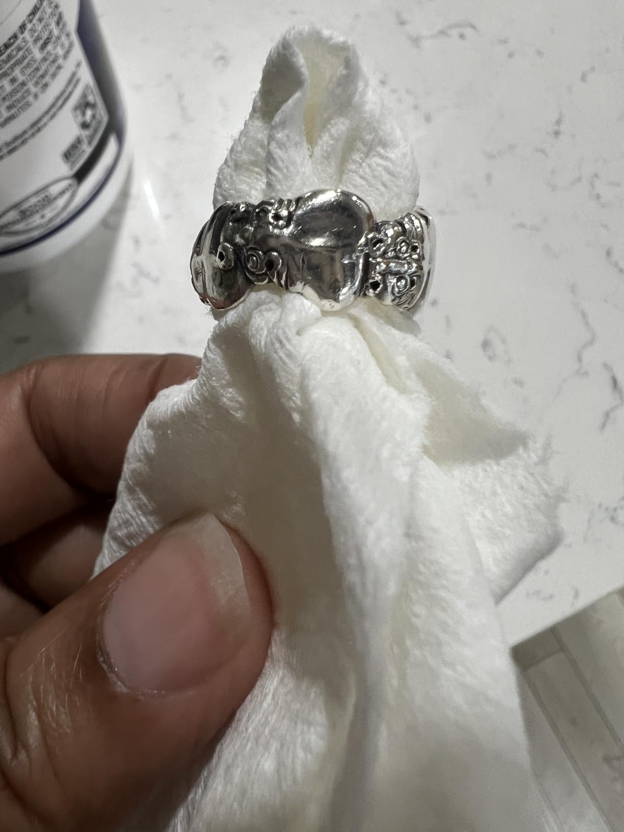 Weiman Jewelry Polish Cleaner, Tarnish Remover Wipes - 20 Count - Use on Silver Jewelry Antique Silver Gold Brass Copper and Aluminum customer photo 2