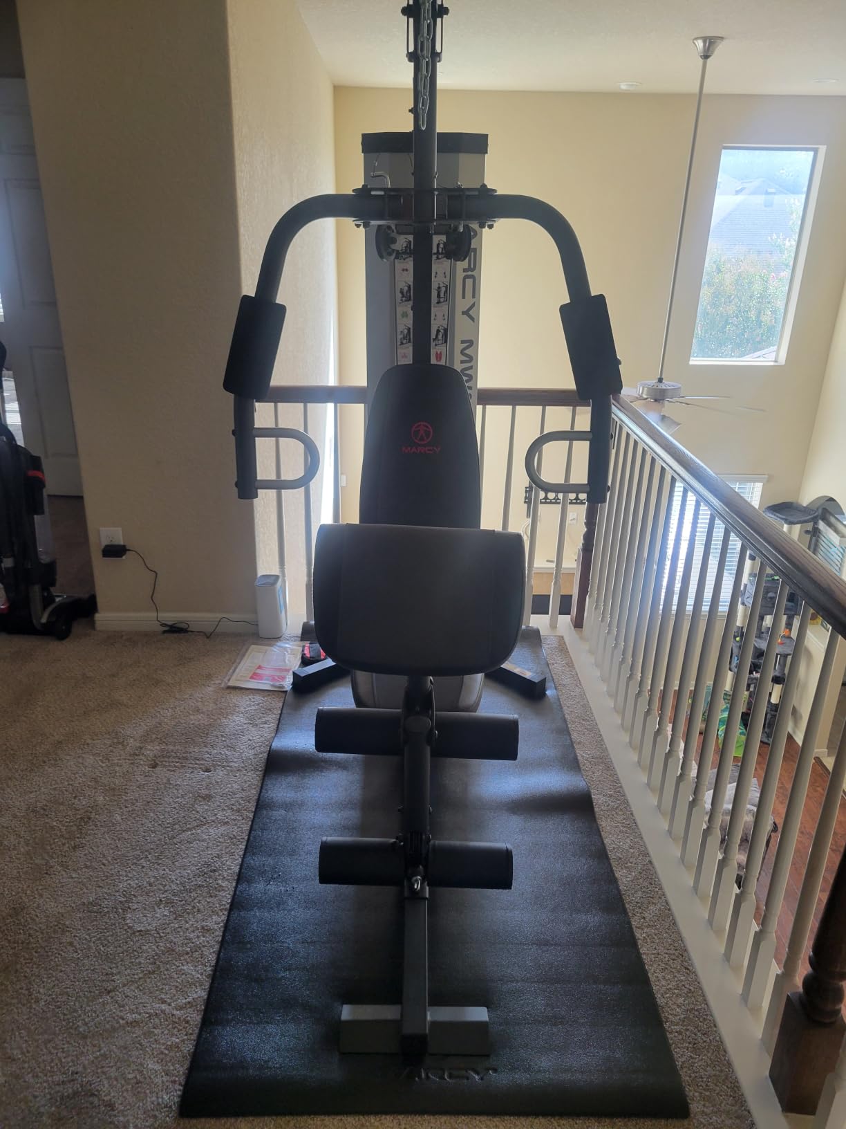 Marcy MWM-988 Multifunction Steel Home Gym 150lb Weight Stack Machine customer photo 2