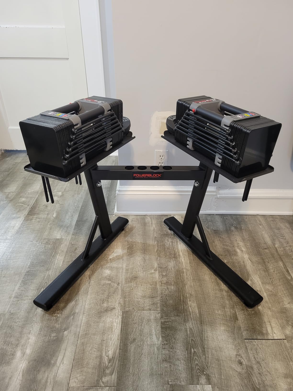 PowerBlock Elite EXP Adjustable Dumbbells, Sold in Pairs, Stage 1, 5-50 lb. customer photo 2