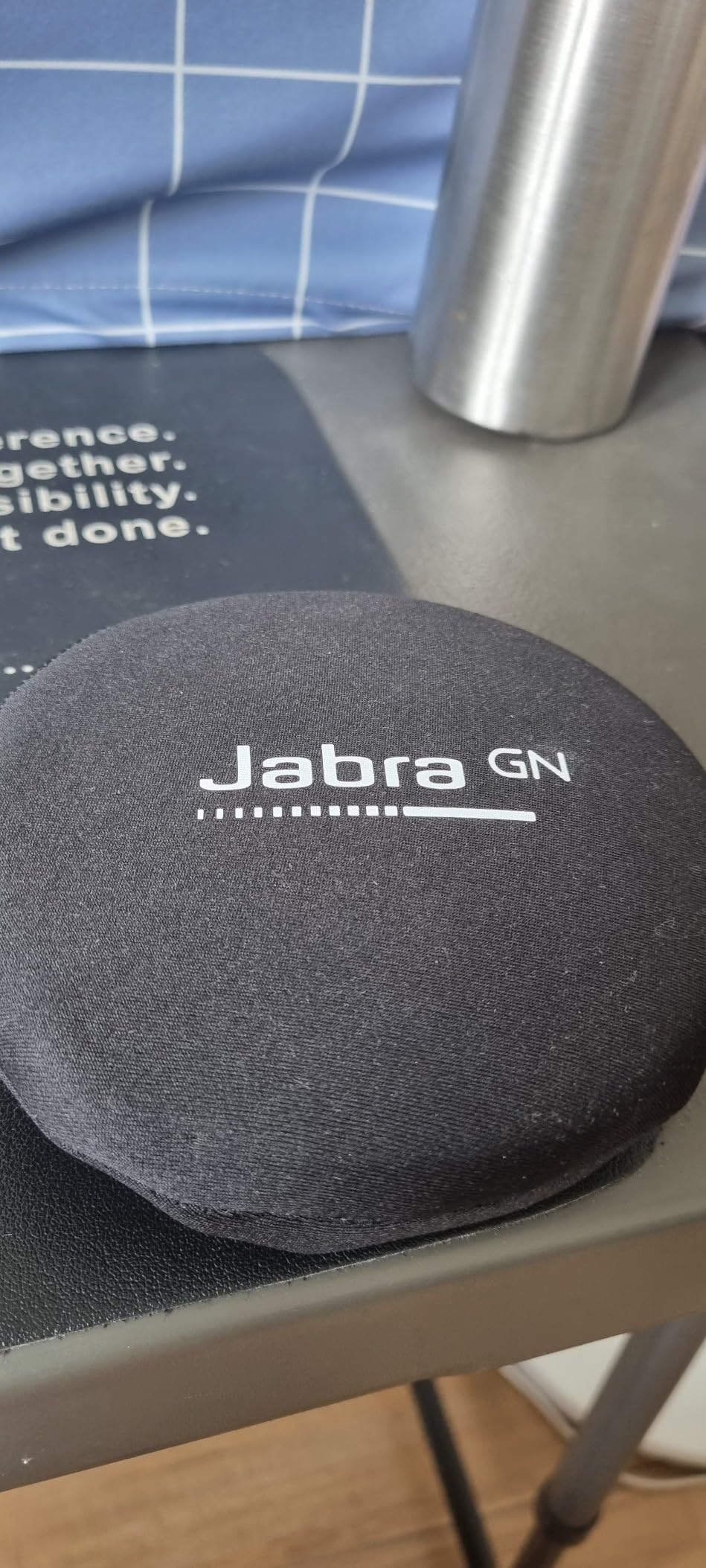 Jabra Speak 510 UC Wireless Bluetooth Speakerphone – Outstanding Sound Quality, Portable Conference Speaker for Holding Meetings Anywhere - Certified for Zoom & Google Meet customer photo 1