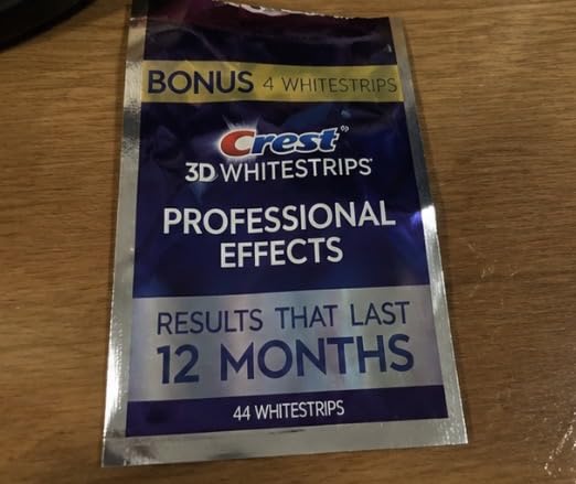 Crest Teeth Whitening Strips, Crest 3D Whitestrips Professional Effects, Enamel Safe Teeth Whitening Kit, 22 Treatments (44 Strips), Professional-Level Whitening, 19 Levels Whiter customer photo 2