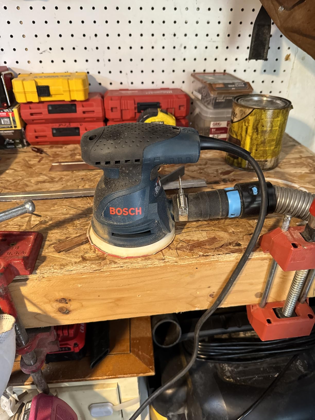 BOSCH ROS20VSC Palm Sander, Variable Speed Random Orbital Sander customer photo 2