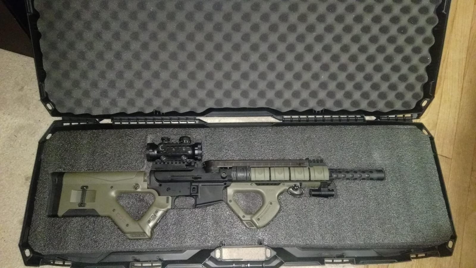 Flambeau Outdoors 40in Rifle Hard Case with Zerust Foam Lined Velcro Straps customer photo 2
