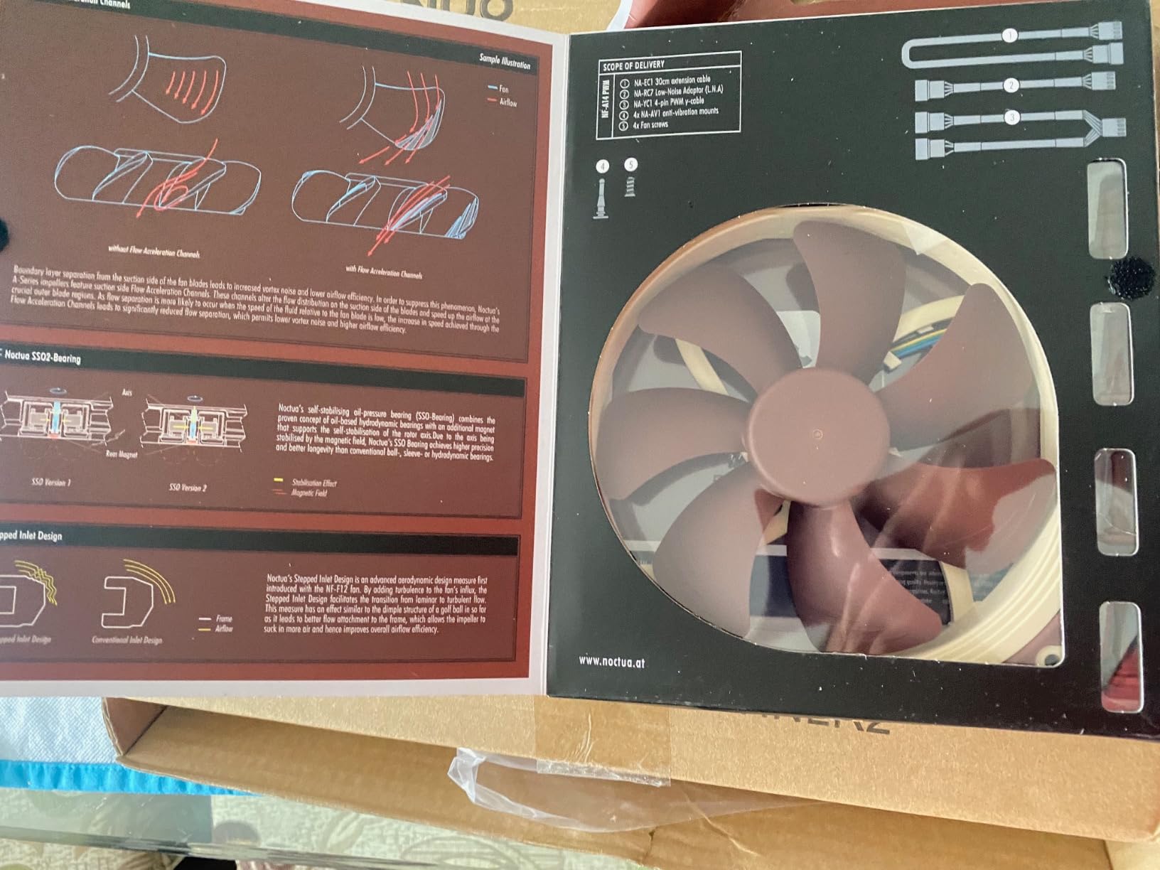 Noctua NF-A14 PWM, High-Performance Quiet Fan 140mm | High Airflow, Low Noise, 25mm Thick Fan, for Ventilation and Electronics Cooling, Rich Accessory Kit, 1500rpm 4-Pin PWM customer photo 1