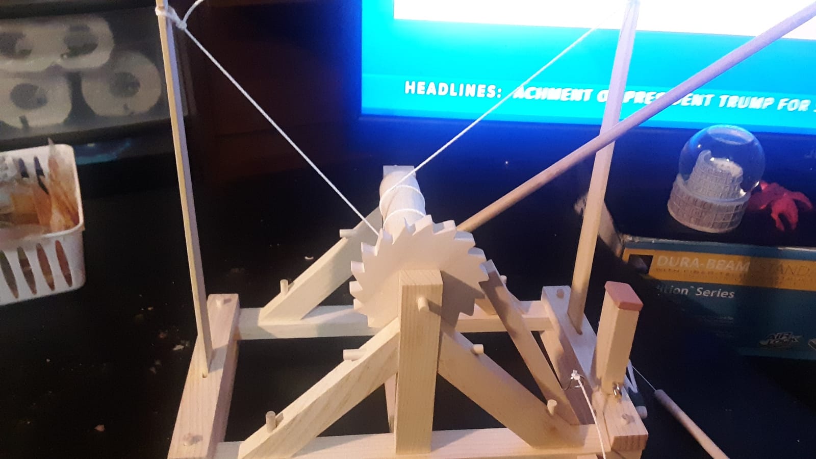 PATHFINDERS STEM Leonardo da Vinci Catapult Kit | Trebuchet Science Kit, Physics Engineering, Learning Resource customer photo 2