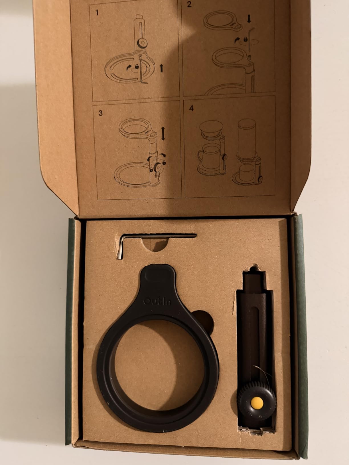 OutIn Detachable Universal Coffee Stand with Cork Pad customer photo 2