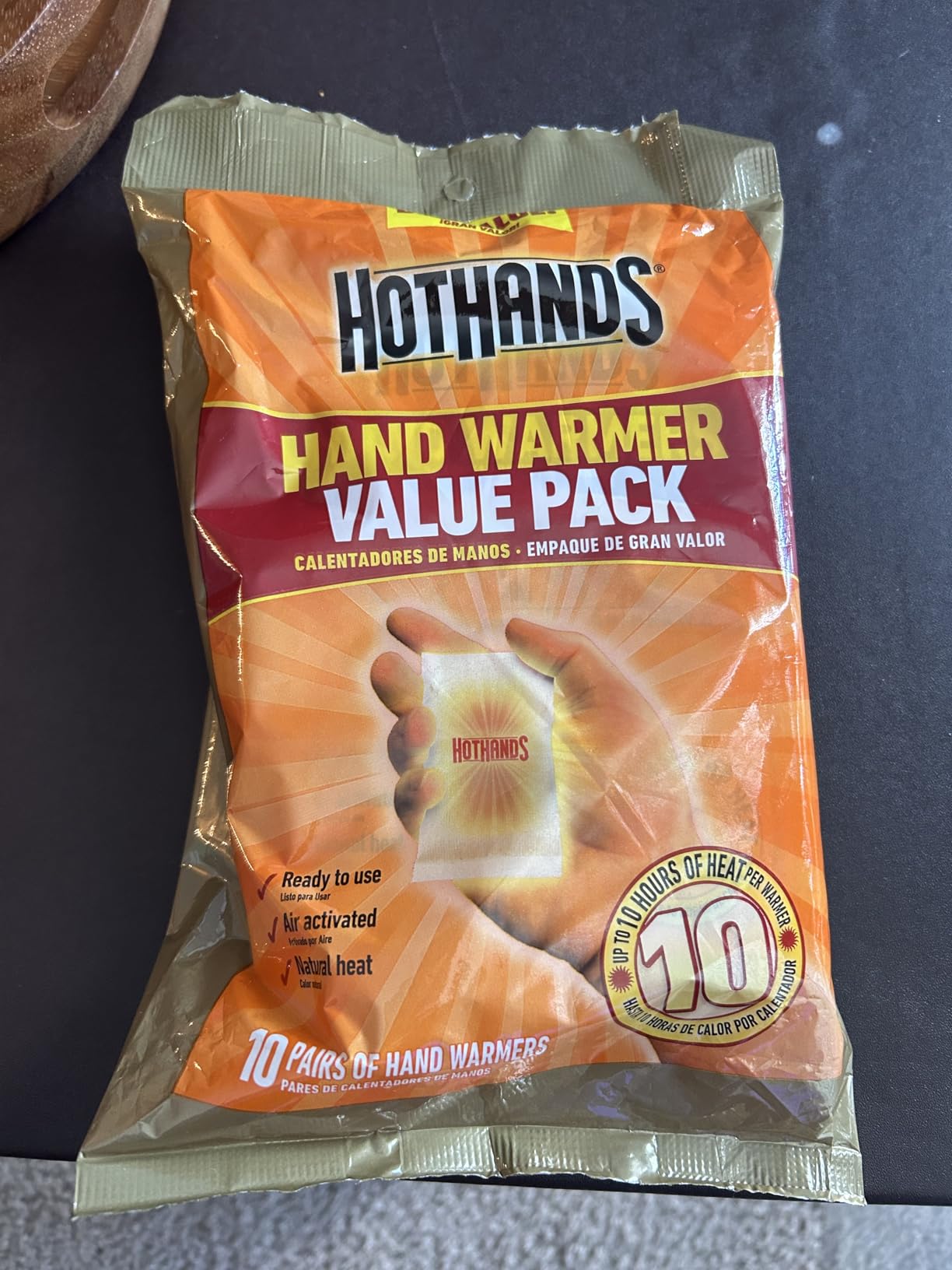 HotHands Hand Warmers Value Pack, 10 Pairs - America's Favorite Warmer customer photo 2