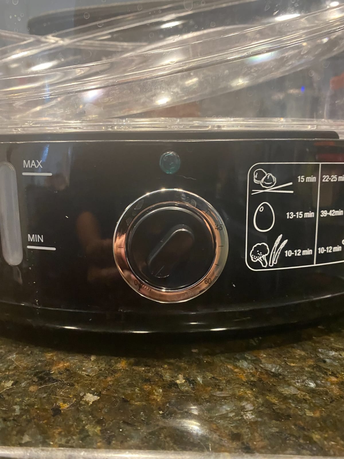 bella Two Tier Food Steamer with Stackable Baskets, Black customer photo 2