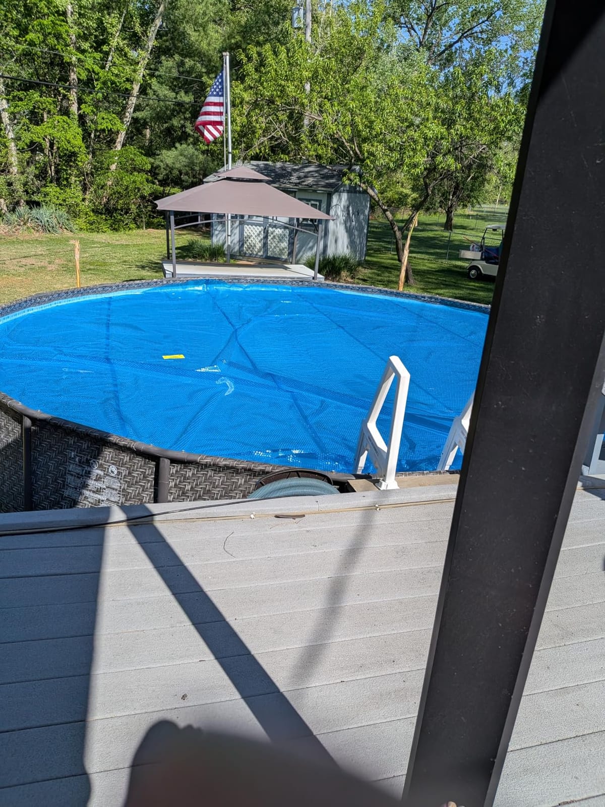 Sun2Solar Blue 18 ft Round Solar Cover | 8 Mil | Heat Retaining customer photo 2