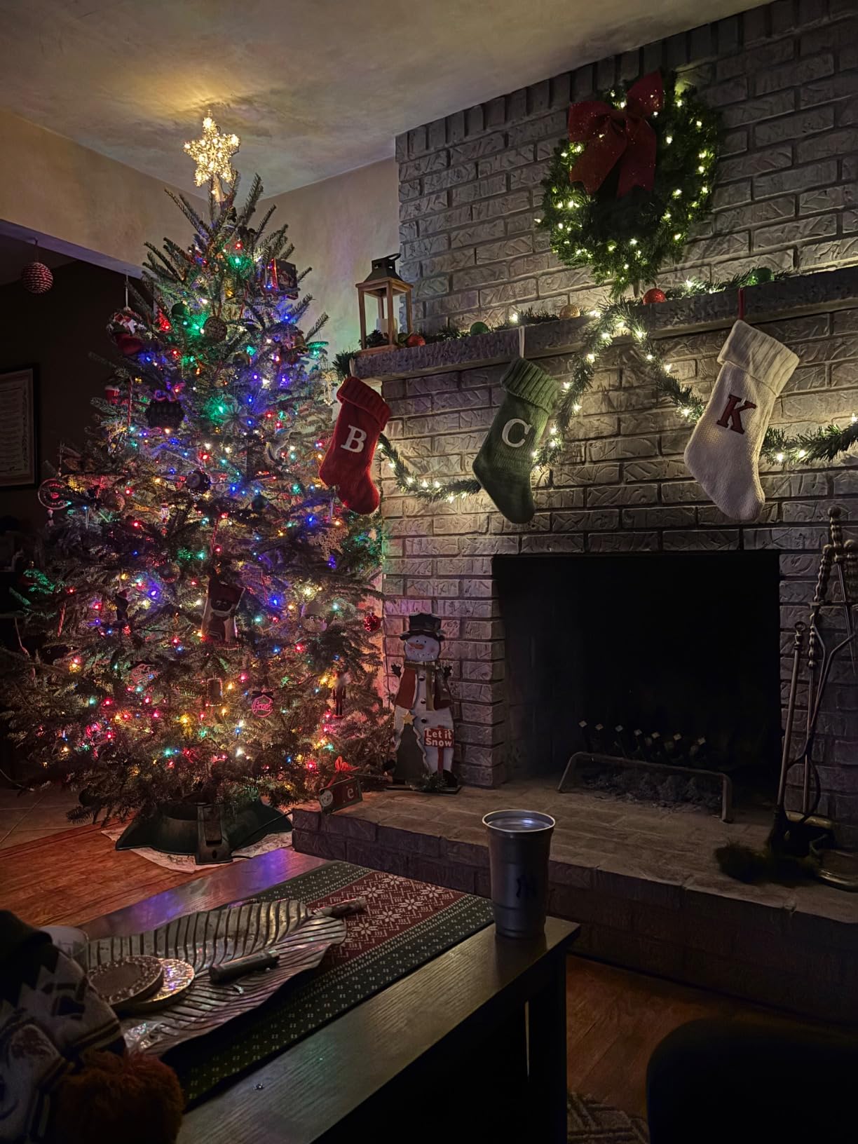National Tree Company 24in Pre-Lit North Valley Spruce Christmas Wreath customer photo 1