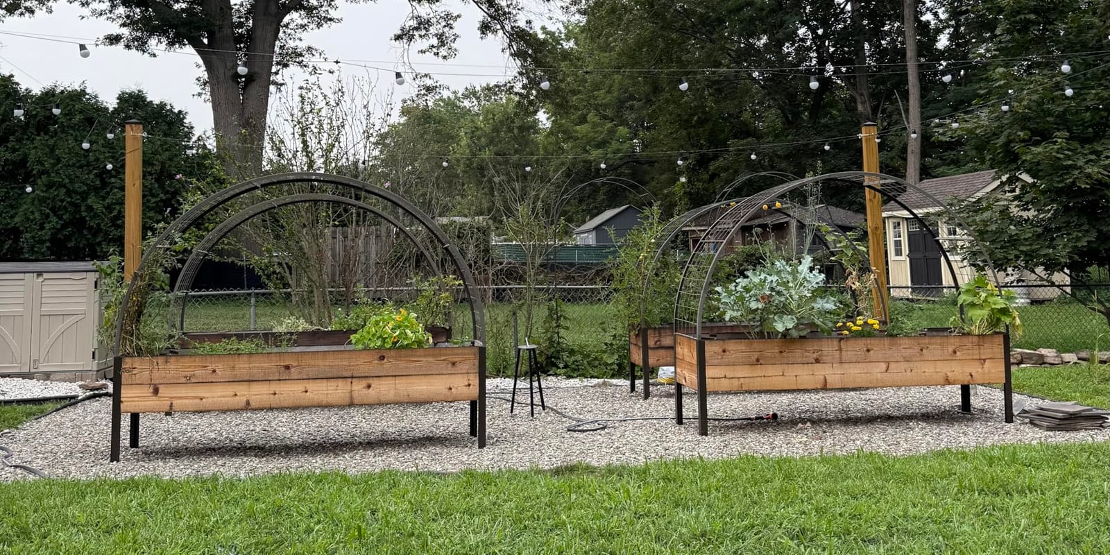 Gardener's Supply Company Elevated Cedar Raised Garden Bed 2' x 8' customer photo 2