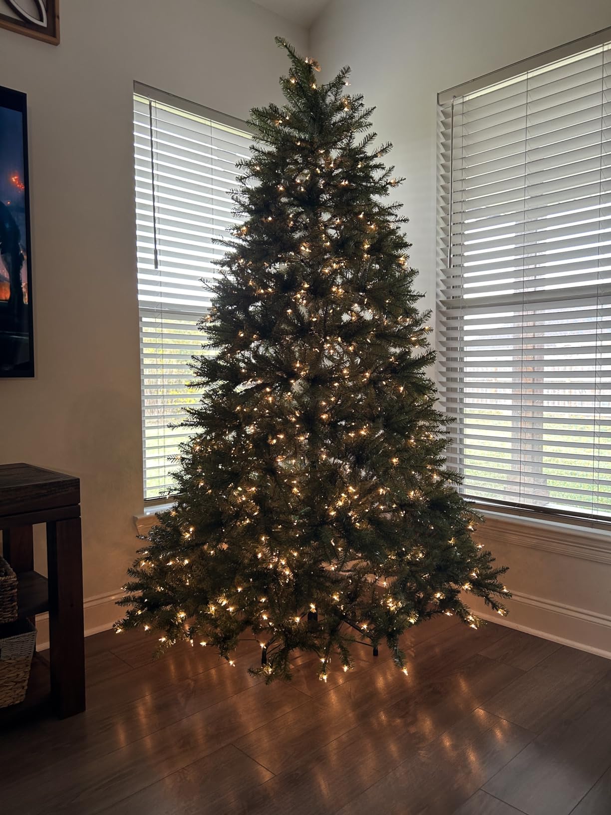 National Tree Company 7ft Pre-Lit Dunhill Fir Artificial Christmas Tree customer photo 1