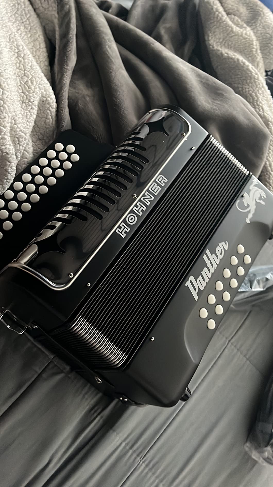 Hohner Panther Diatonic ACCORDION FBbEb customer photo 2