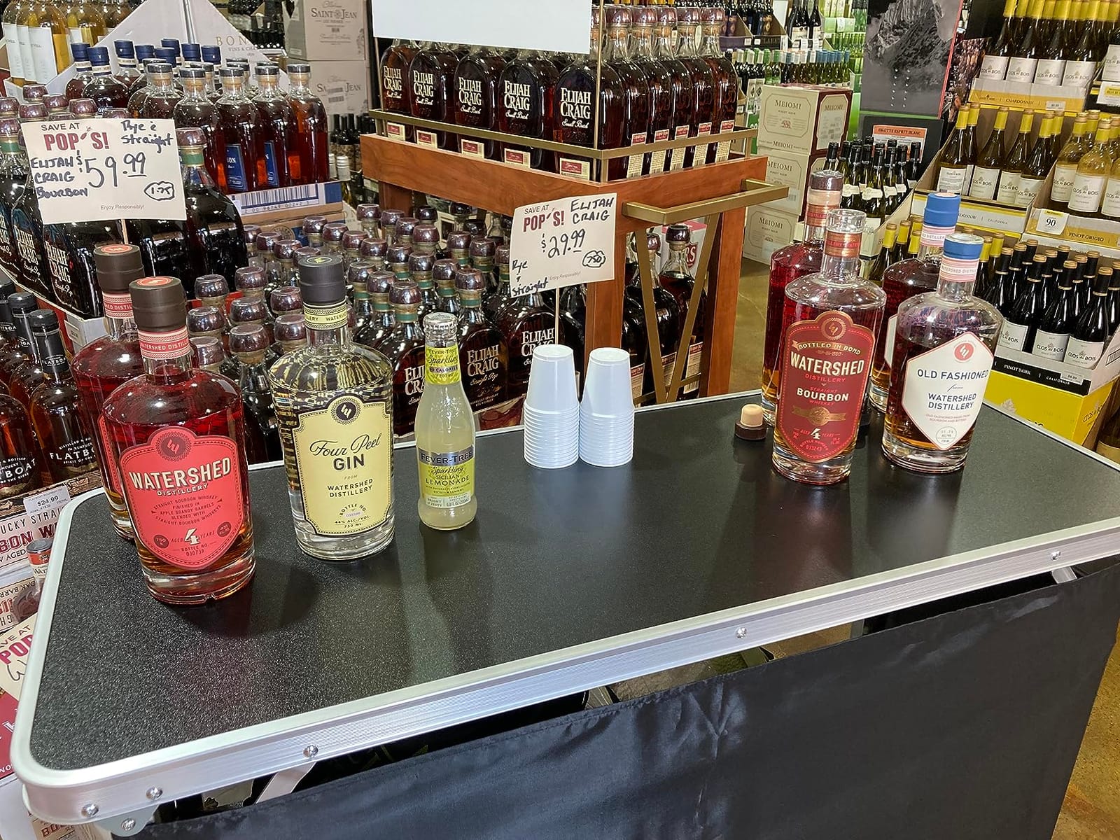Trademark Innovations Portable Bar Table - Carrying Case Included - customer photo 2
