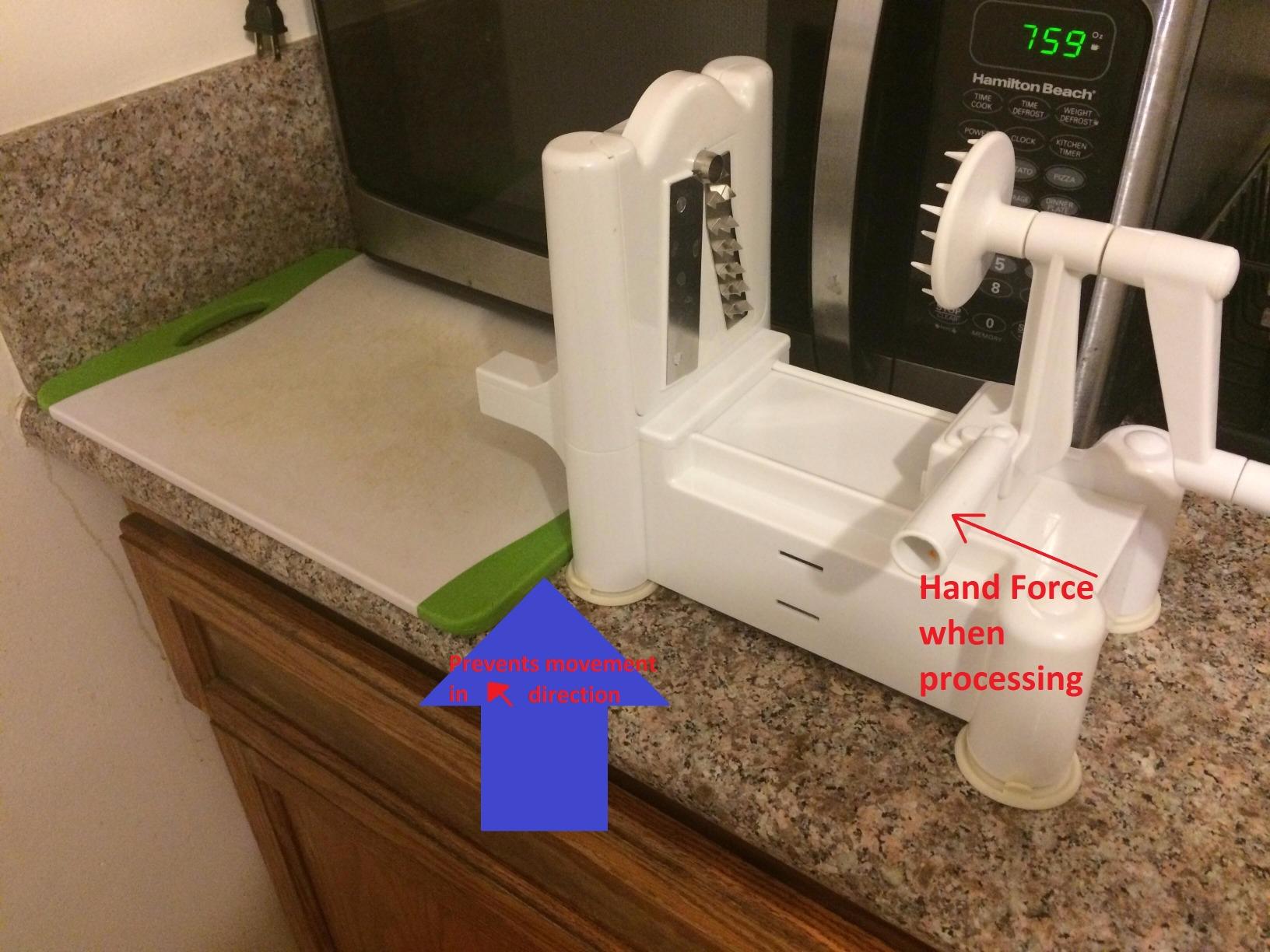 Spiralizer 7-Blade Vegetable Slicer, Strongest-and-Heaviest Spiral Slicer, Best Veggie Pasta Spaghetti Maker for Keto/Paleo/Non-Gluten, Comes with 4 Recipe Ebooks customer photo 1