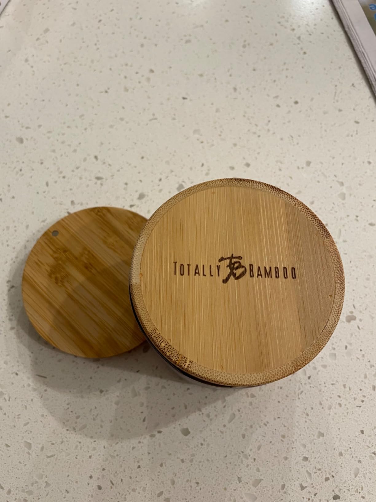 Totally Bamboo Salt Cellar with Swivel Lid, Salt Container for Countertop customer photo 1