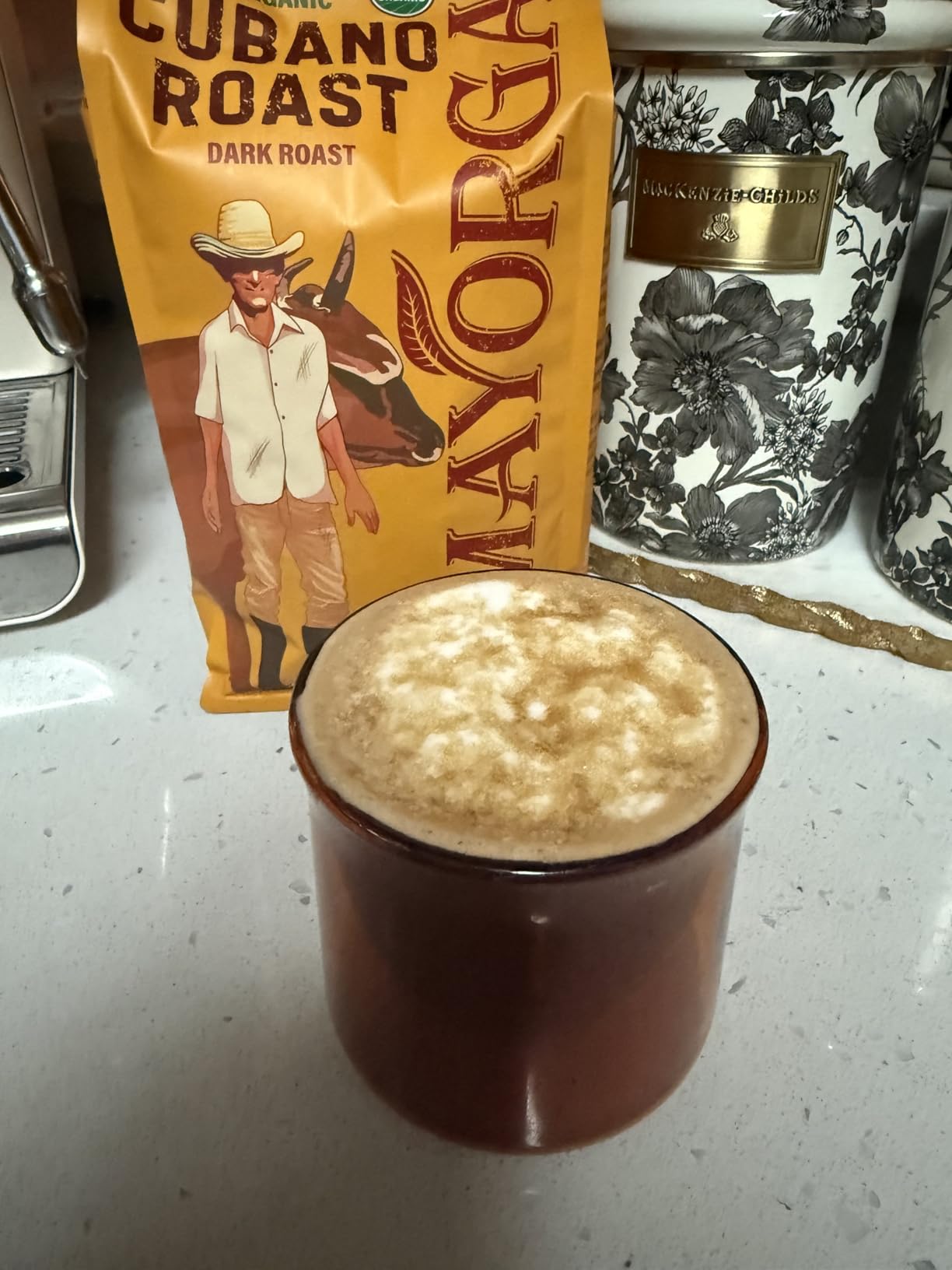 Mayorga Organic Coffee 2lb Cafe Cubano Roast - Dark Roast Whole Bean Specialty Grade Coffee, 100% Arabica, Slow Roasted, Bold and Smooth Flavor with Low Acidity - USDA Organic, Non-GMO, Kosher customer photo 1