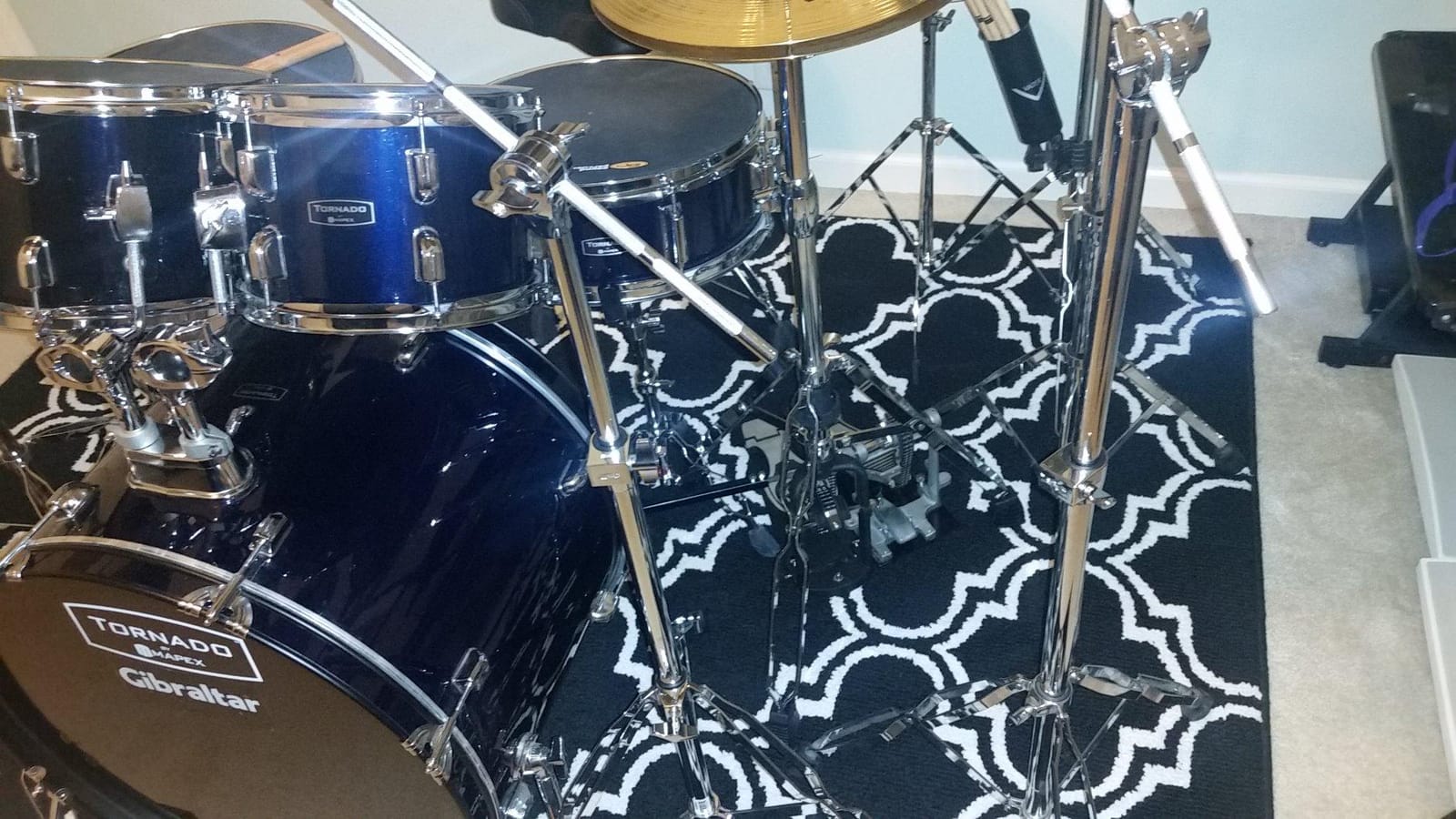 Double Braced Lightweight Snare Drum Stand for 10