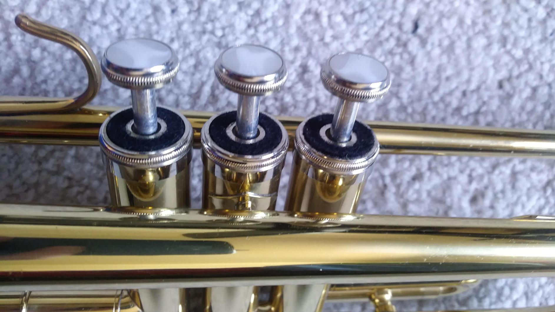 Mendini By Cecilio Bb Standard Trumpet Set for Beginners - Gold customer photo 2