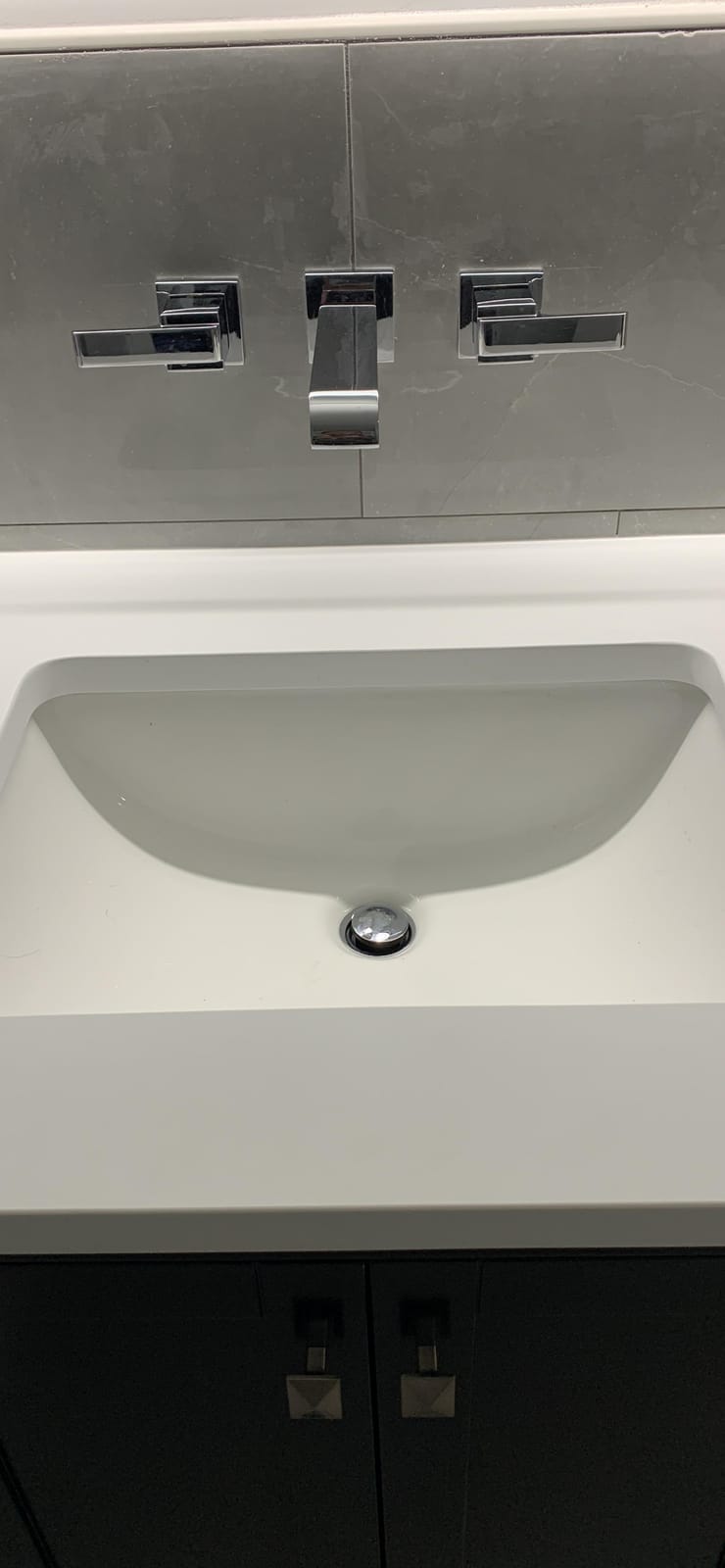 Delta Ara Wall Mount Bathroom Faucet 2 Hole, Brushed Nickel Bathroom Sink Faucet for Vanity, Stainless T3567LF-SSWL customer photo 2