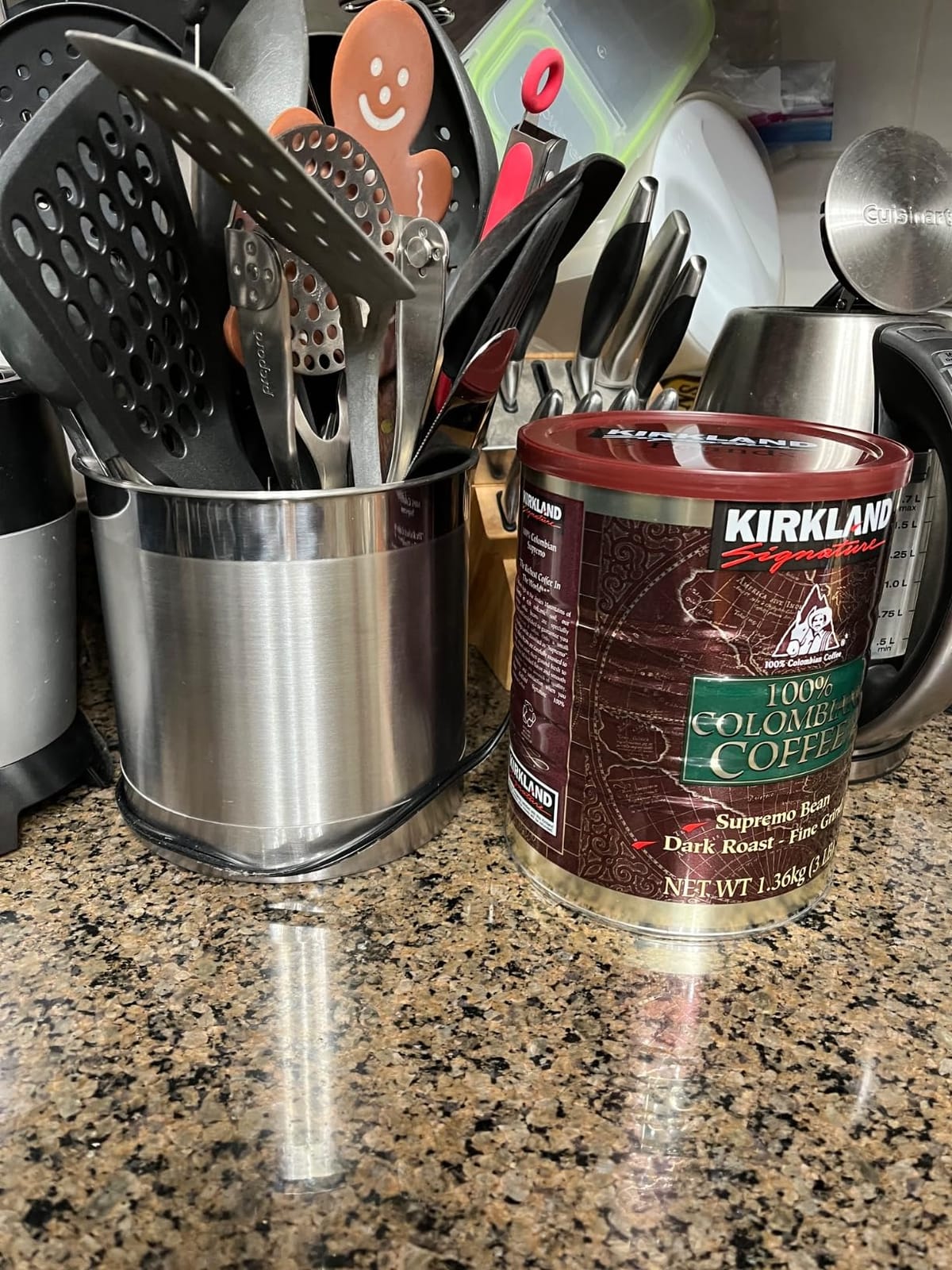 Oggi Stainless Steel Jumbo Utensil Holder - 7