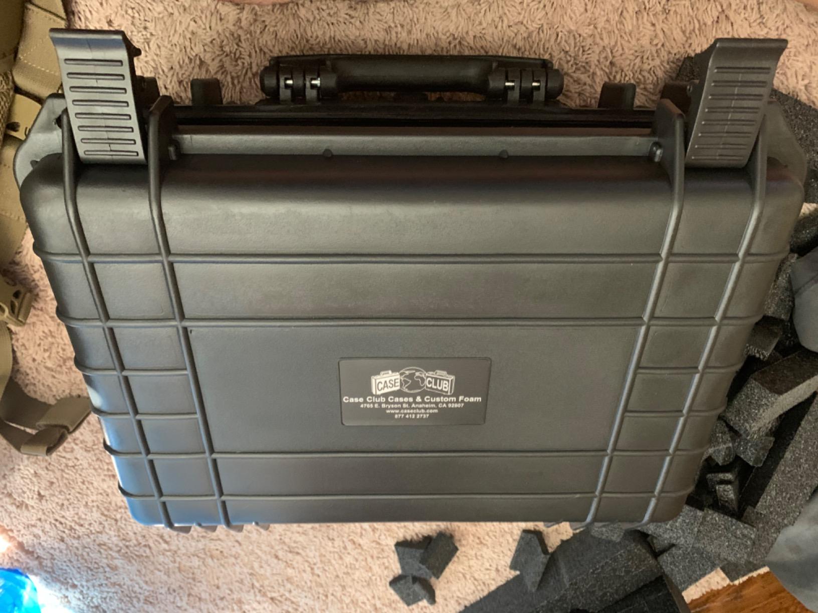 Case Club 5-Pistol/20-Mag Pre-Cut Waterproof Case, Silica Gel, Gen 3 customer photo 1