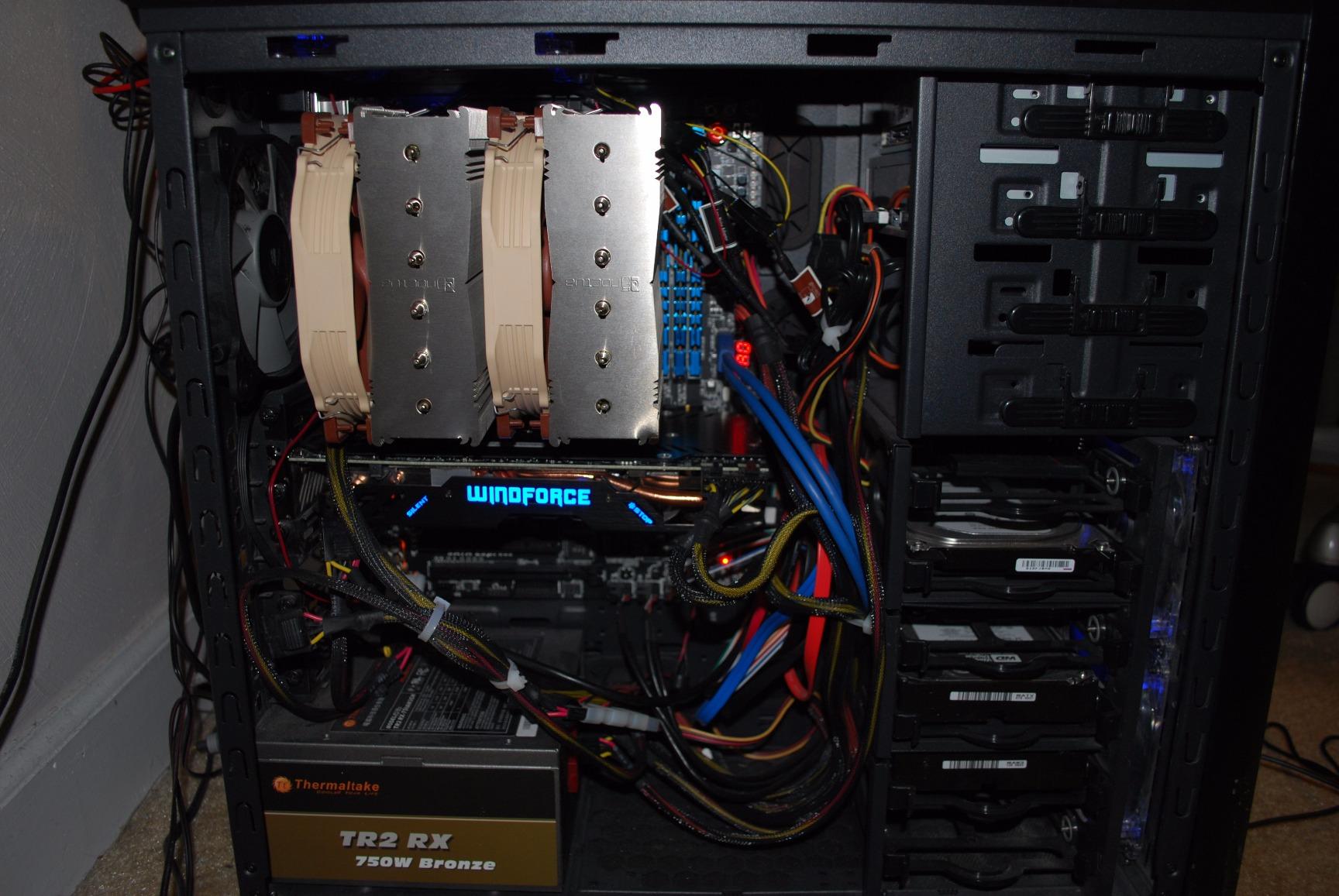 Noctua NH-D15, Quiet High-Performance Dual Tower CPU Cooler, 168mm Height, 6 Heatpipes, Dual 140mm Fans customer photo 1